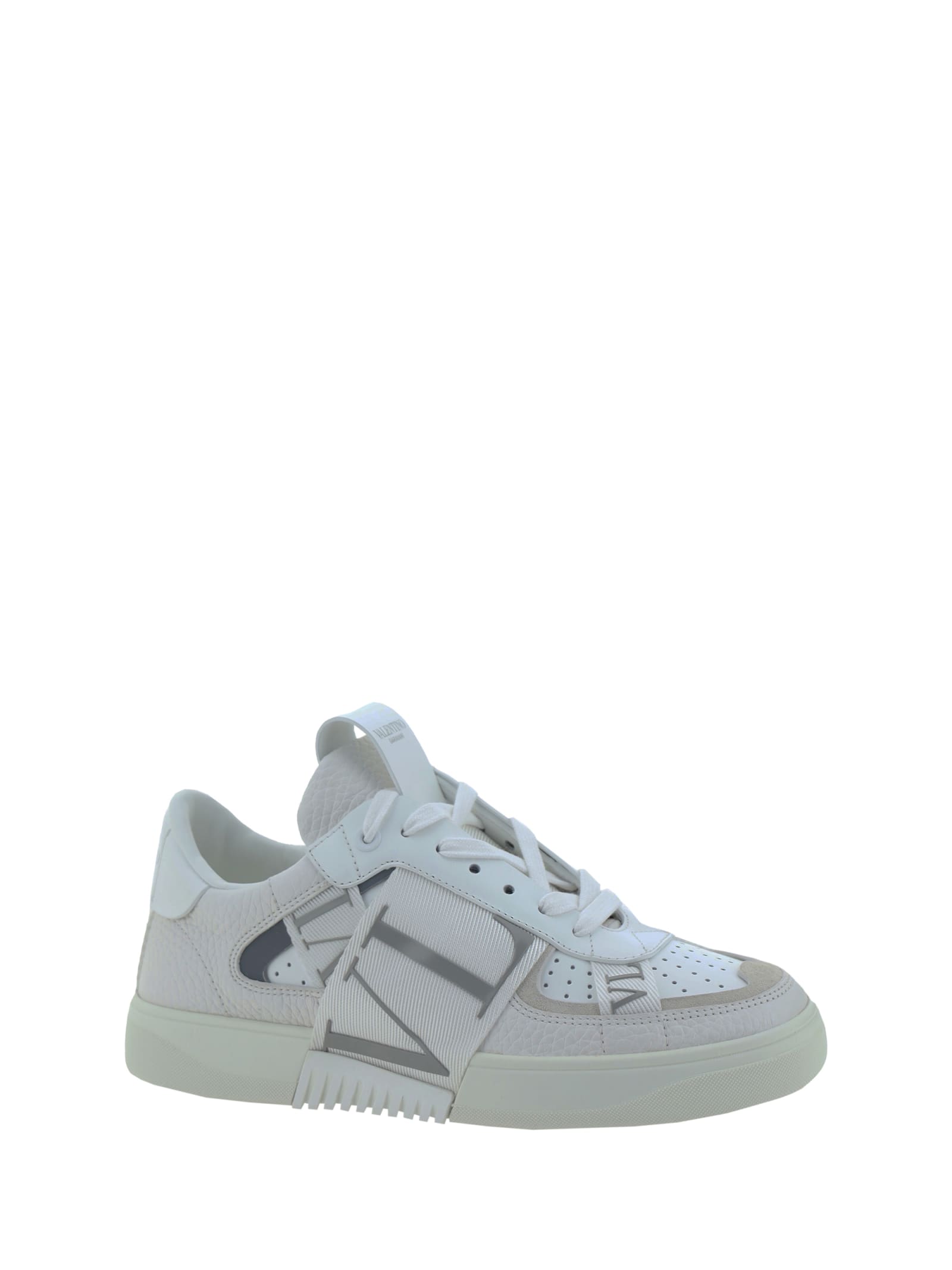 Shop Valentino Garavani Vl7n Sneakers In Bianco/bia-pastel Grey/bia/ghiaccio/bian