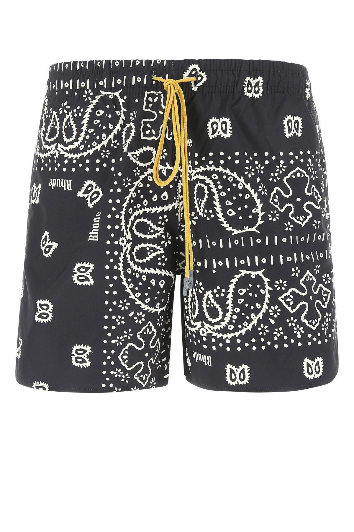 Rhude Printed Polyester Swimming Shorts