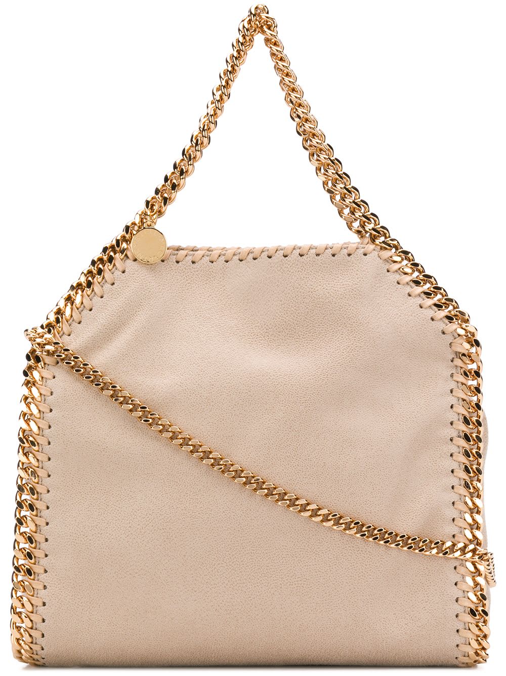 Stella Mccartney Falabella Mini Tote In Sand