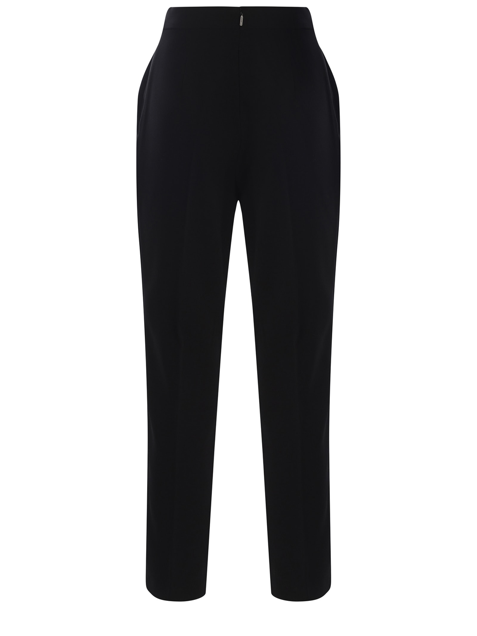 Shop Pinko Trousers  Manna Made Of Crepe In Black