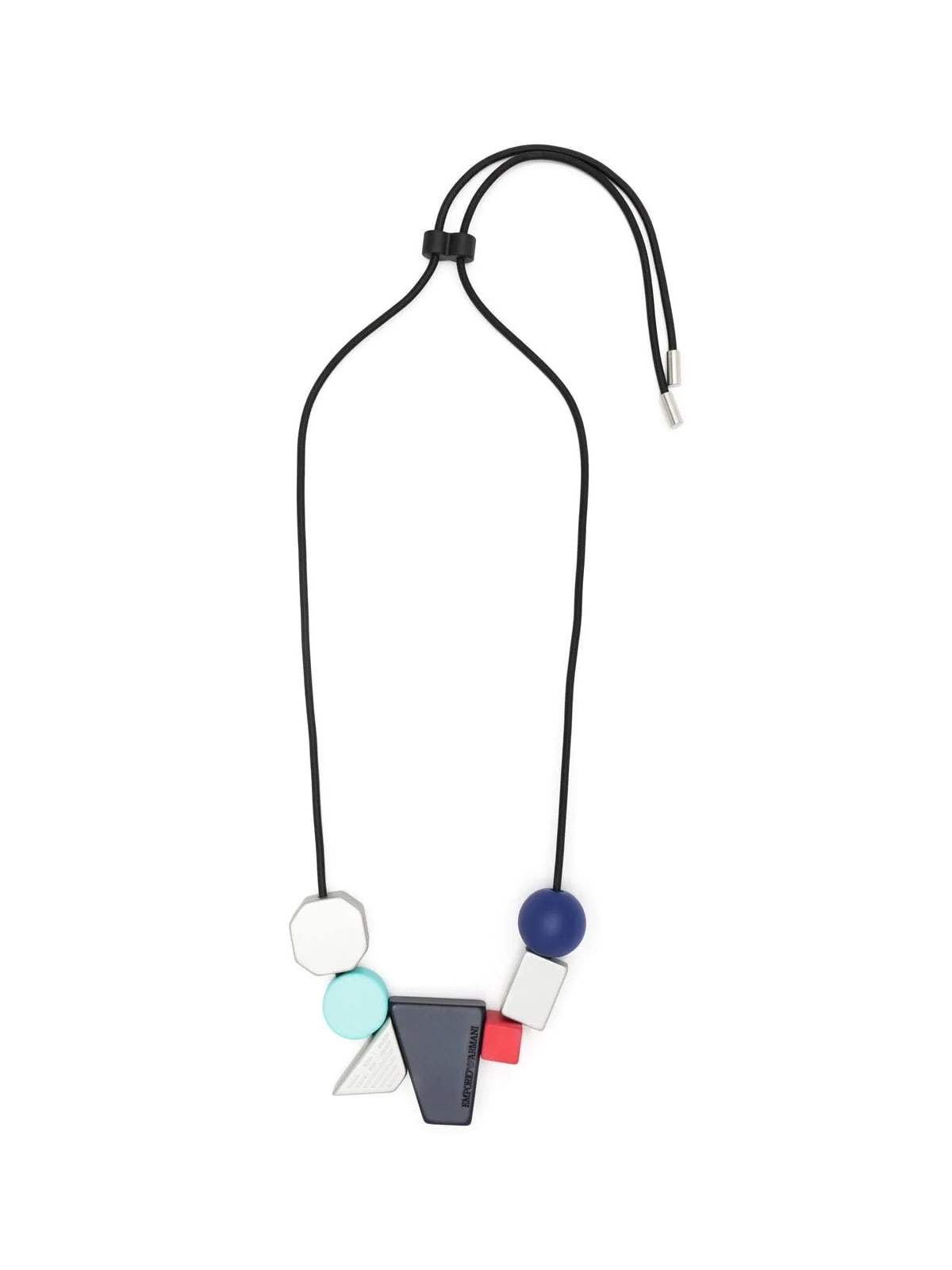 Necklace With Geomteric Elements