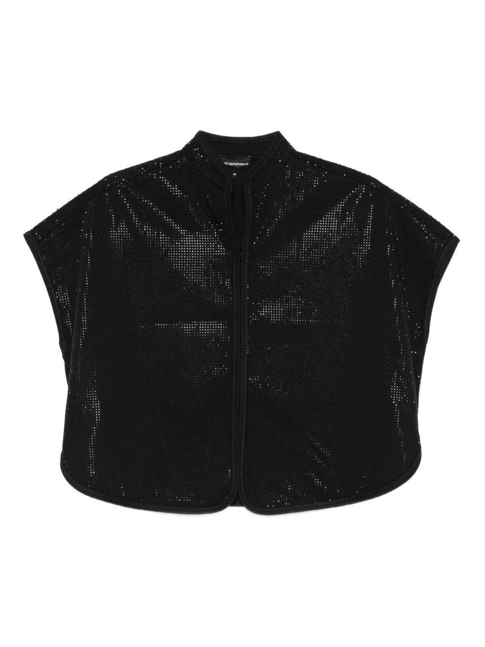 Emporio Armani Studded Cropped Top