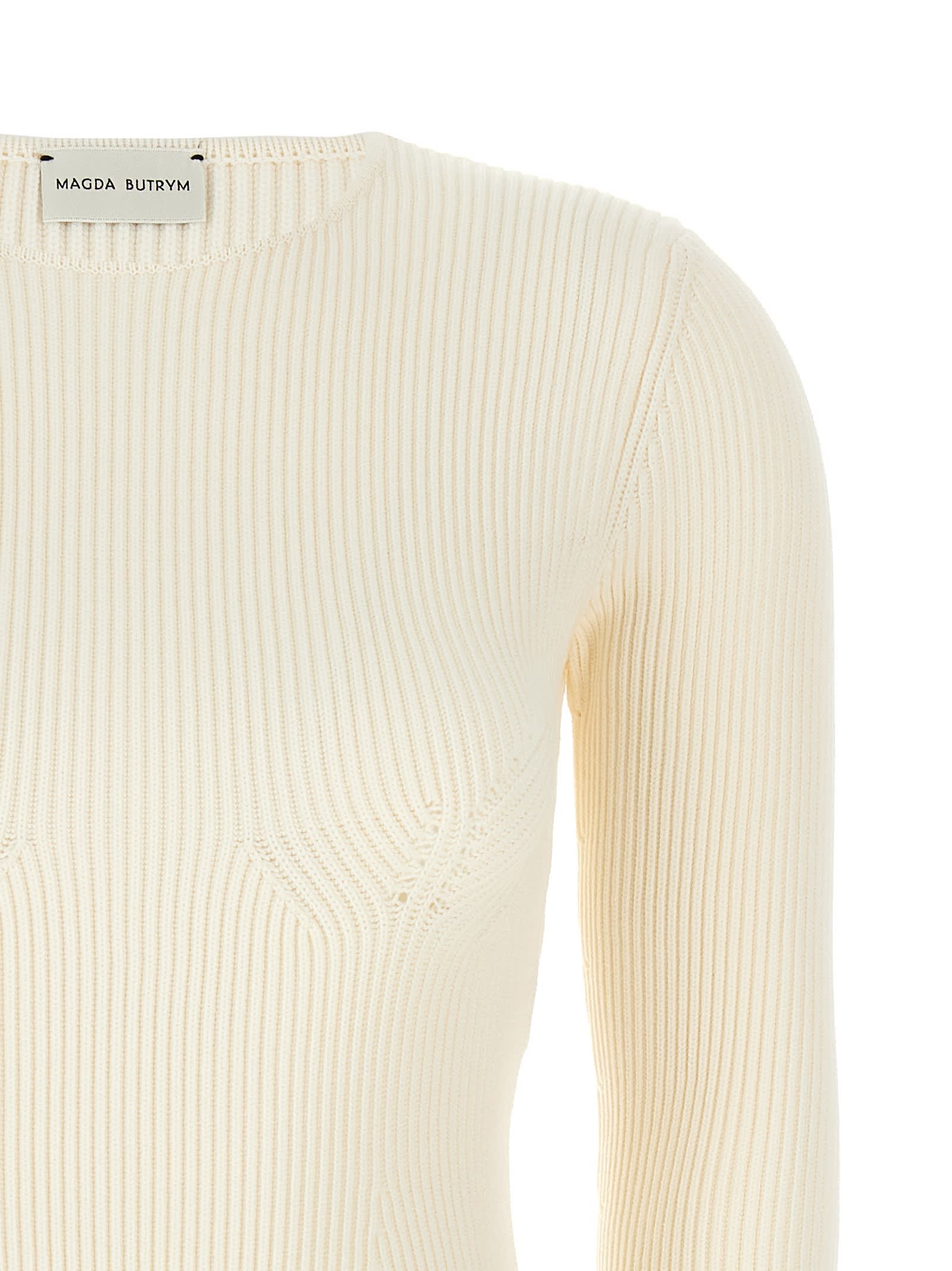 Shop Magda Butrym 07 Sweater In White