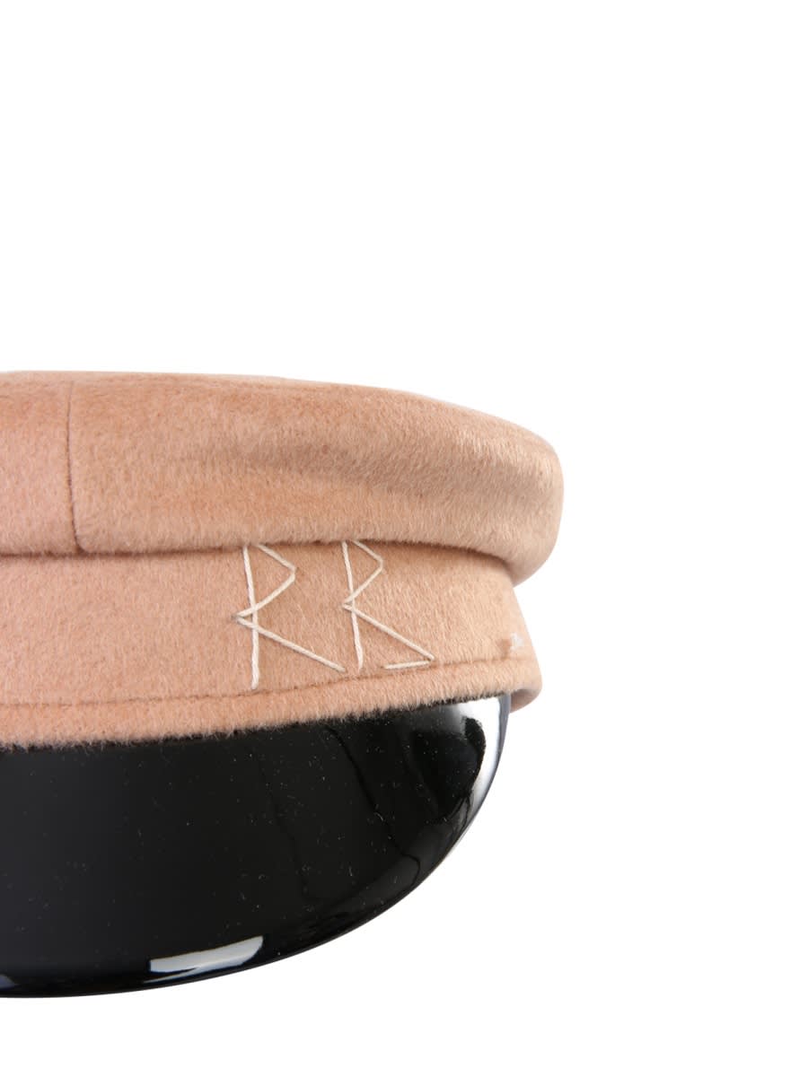 Shop Ruslan Baginskiy Baker Boy Hat In Beige