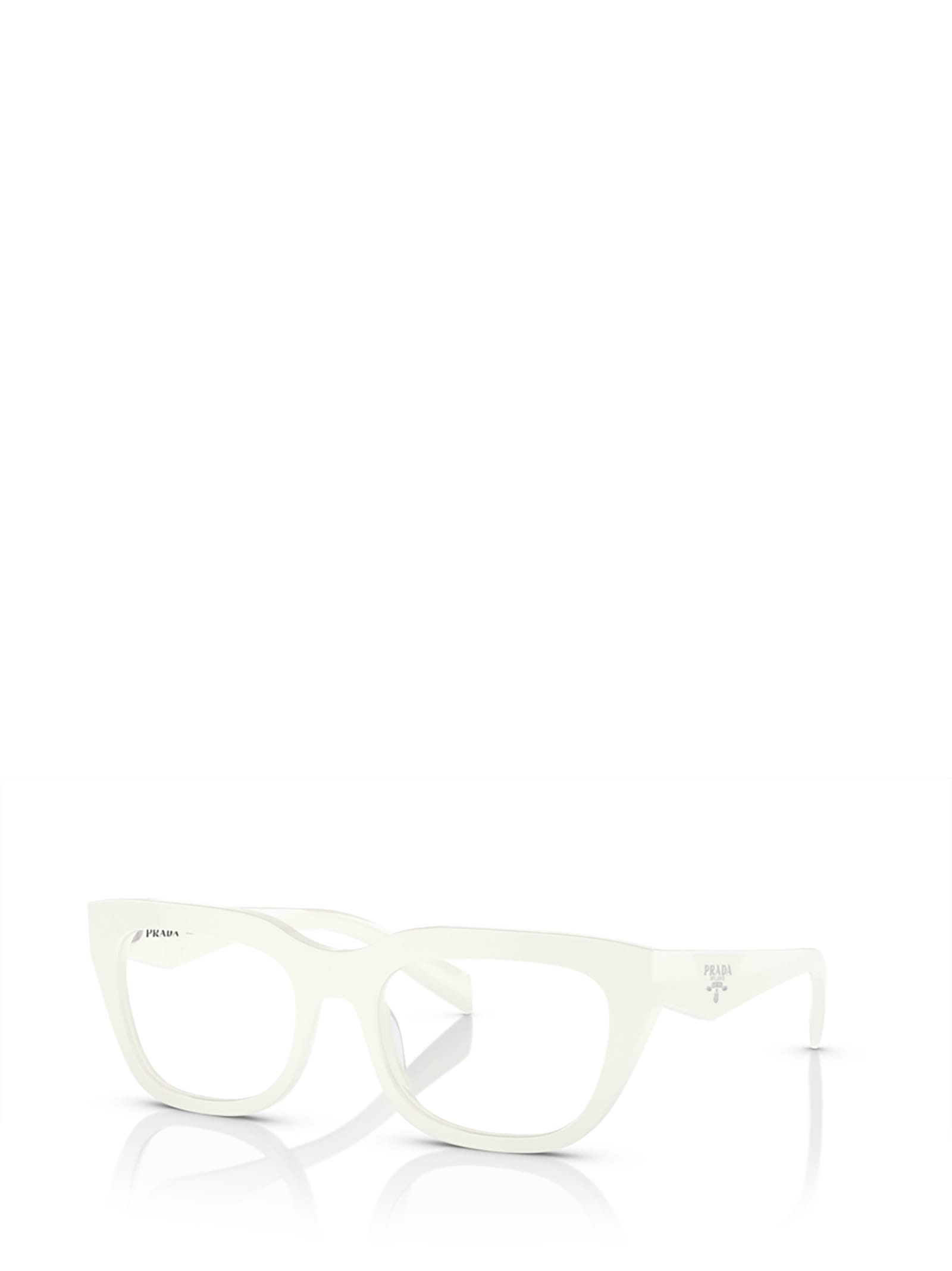 Shop Prada Pr A06v White Ivory Glasses