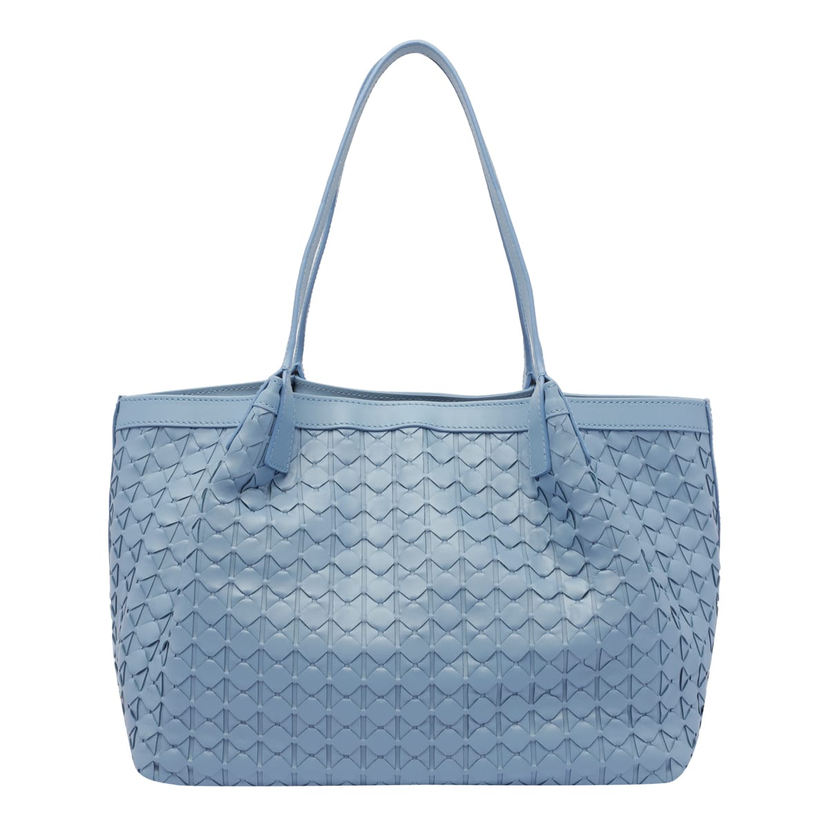 Serapian Small Secret Mosaico Tote Bag In Blue