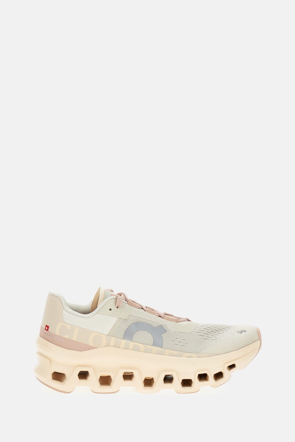 On Cloudmster 61.97785 Sneaker Womens Us 8.5 Mo Fawn Running Shoes Dwa570 In Neutral