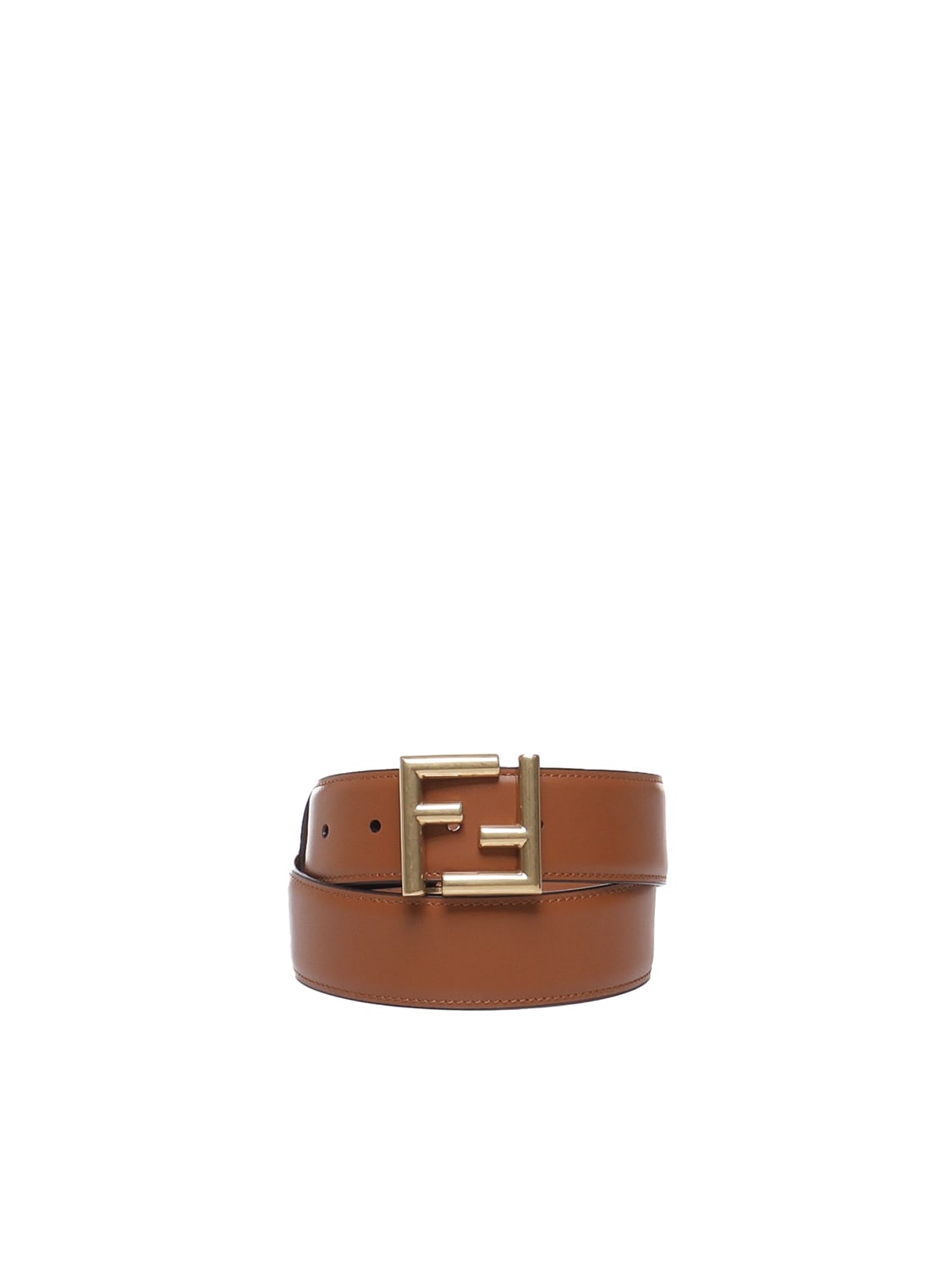 Fendi Leather-colored Belt In Cuir