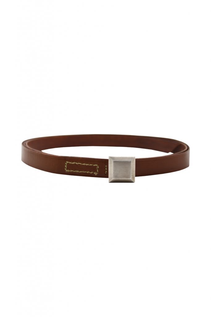Shop Frenckenberger Belt In Leather In Brown