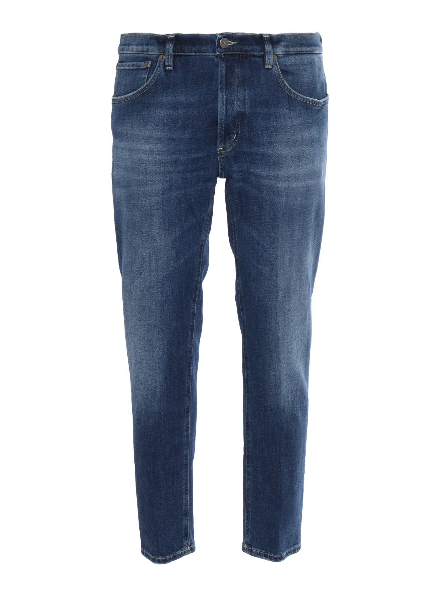 Shop Dondup Brighton Pants In Blue