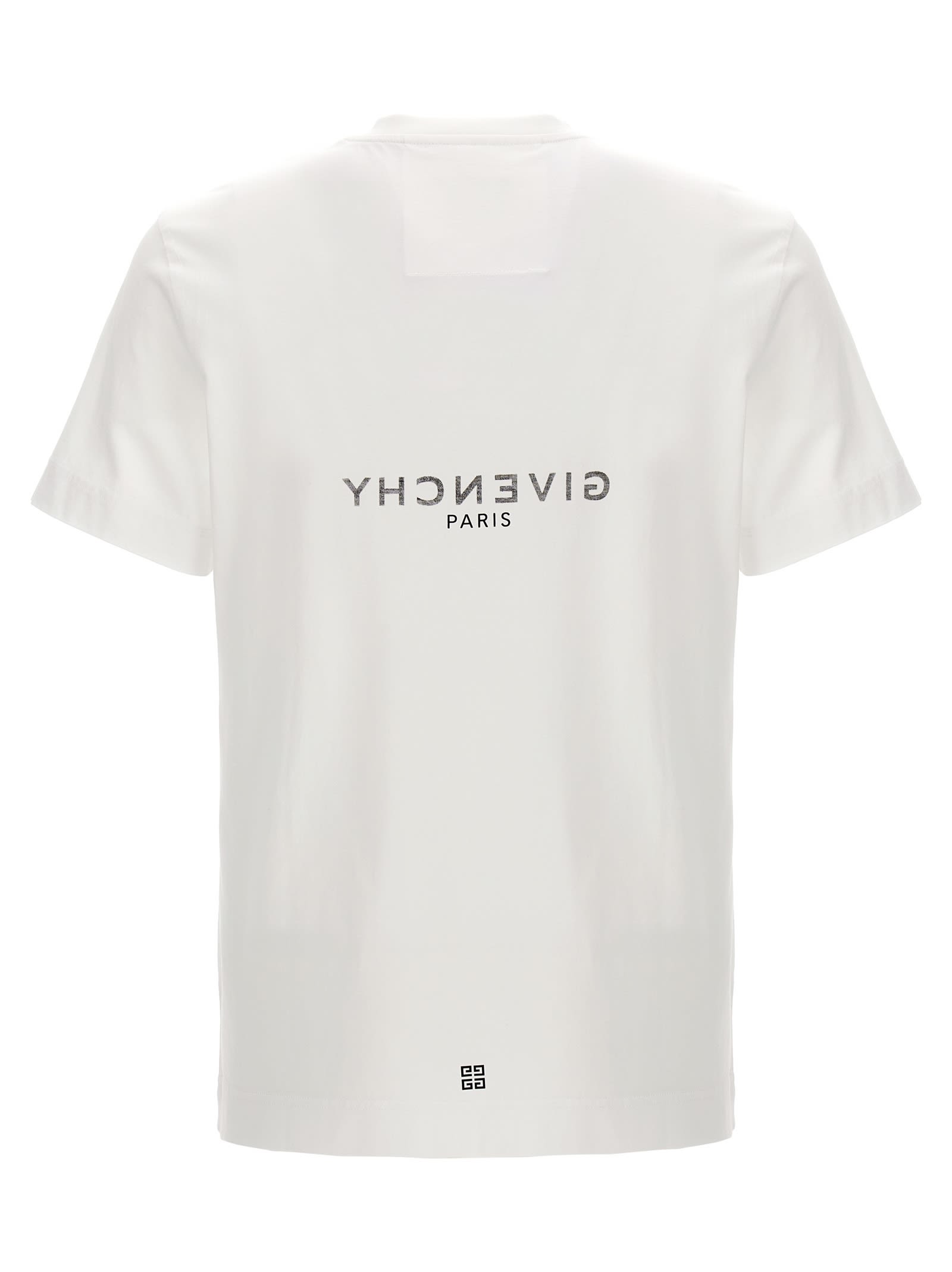 Shop Givenchy Logo T-shirt In White