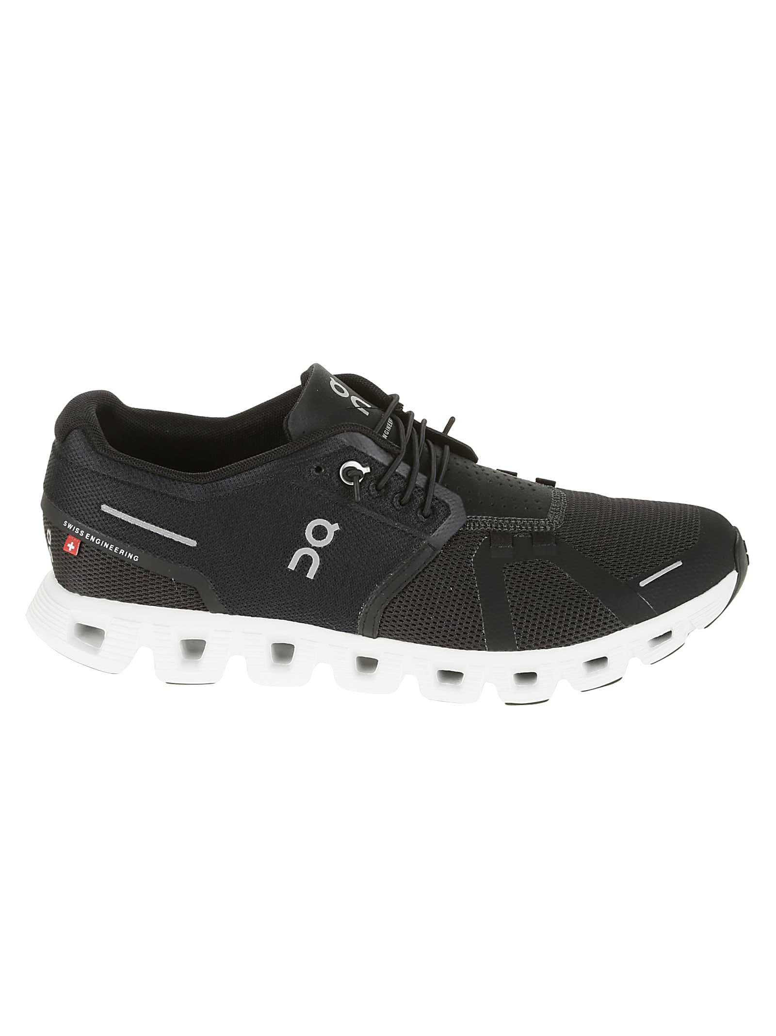On Running Cloud5 Sneakers In Black/white