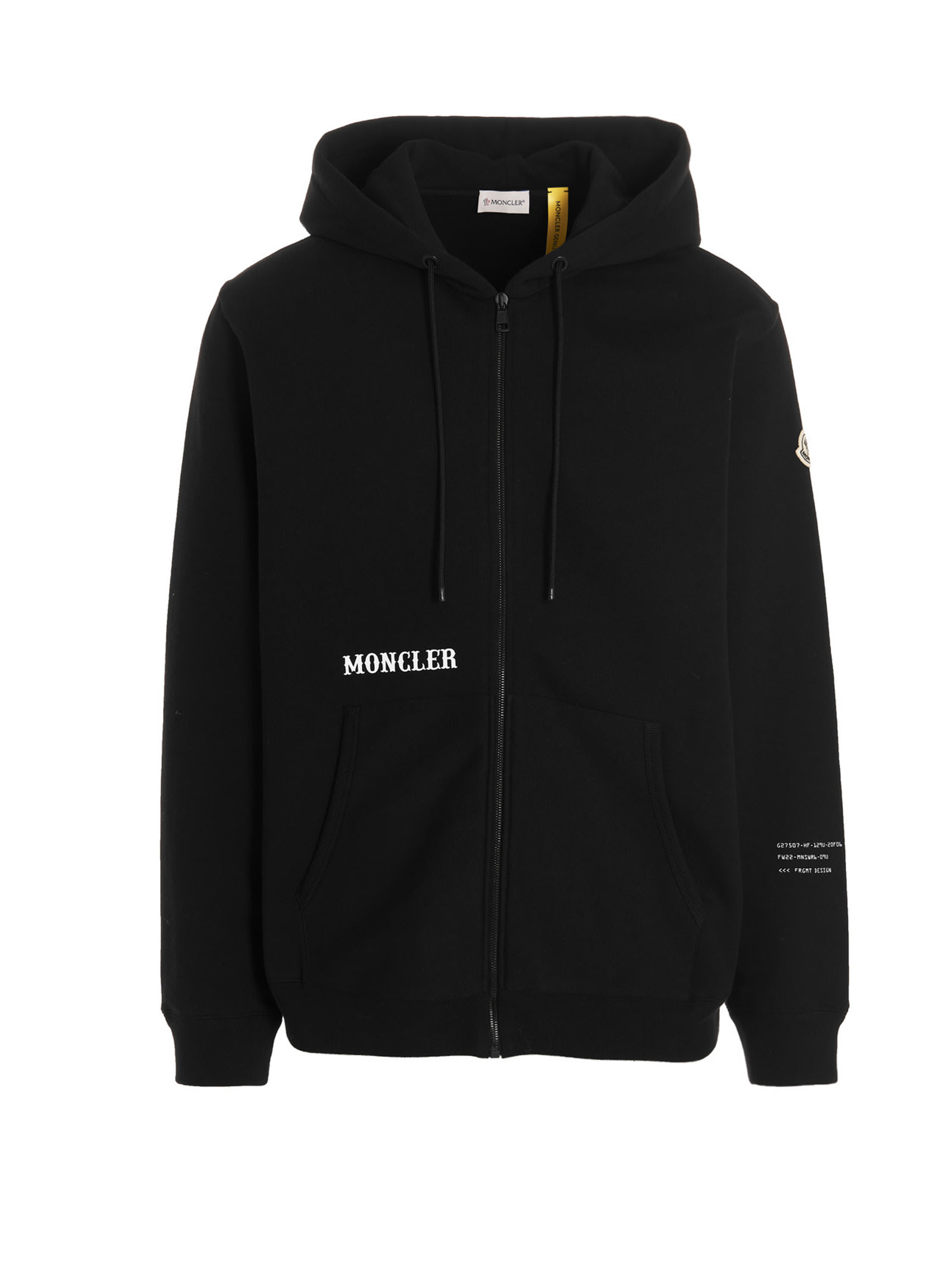 Moncler Mens Zip Up Hoodie Designer MONCLER GRENOBLE Padded Zip Up