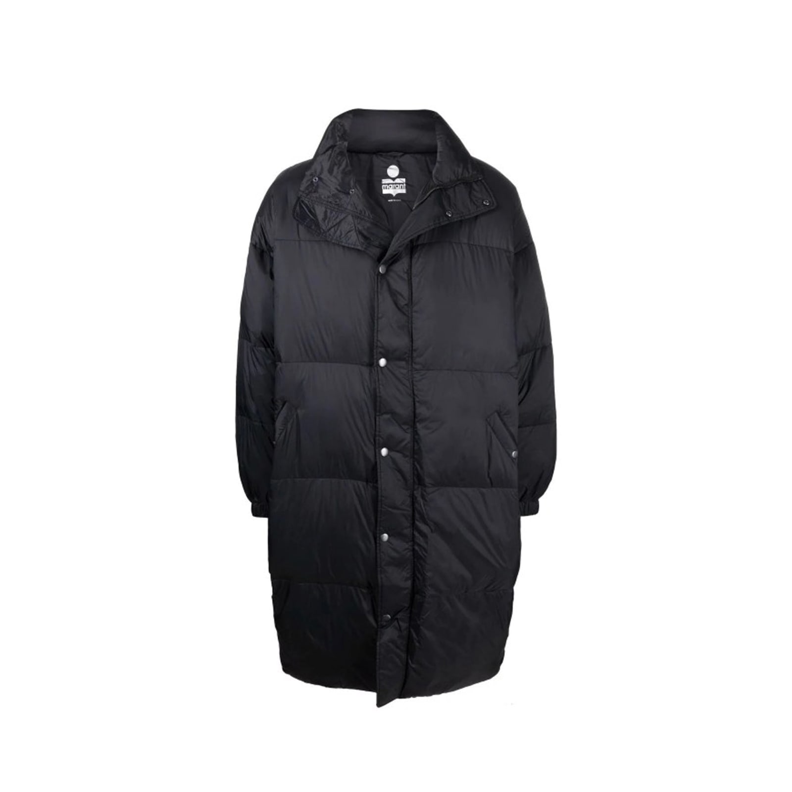 Marant Etoile Padded Oversize Coat In Black
