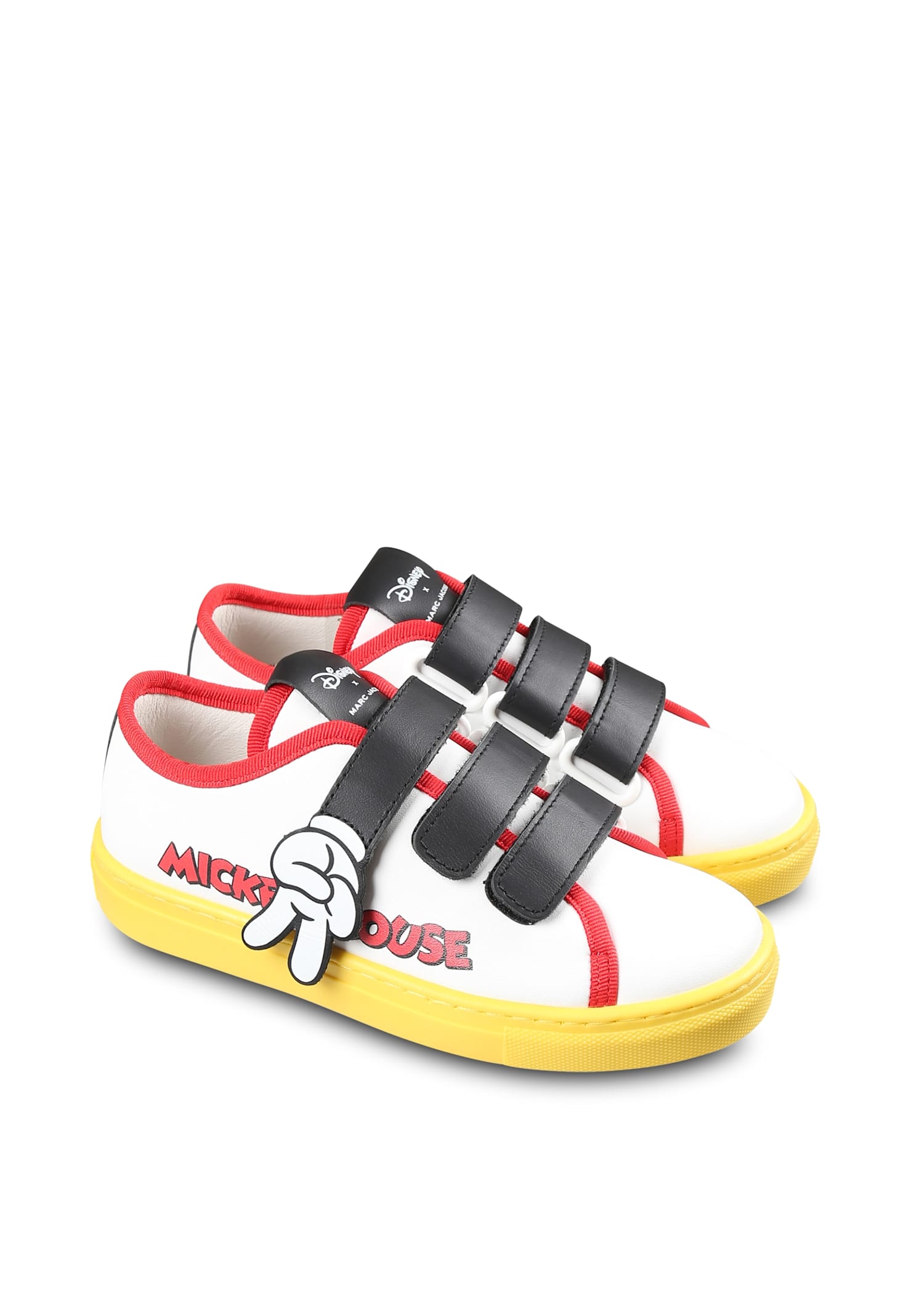 Marc Jacobs X Disney Logo-print Sneakers In White