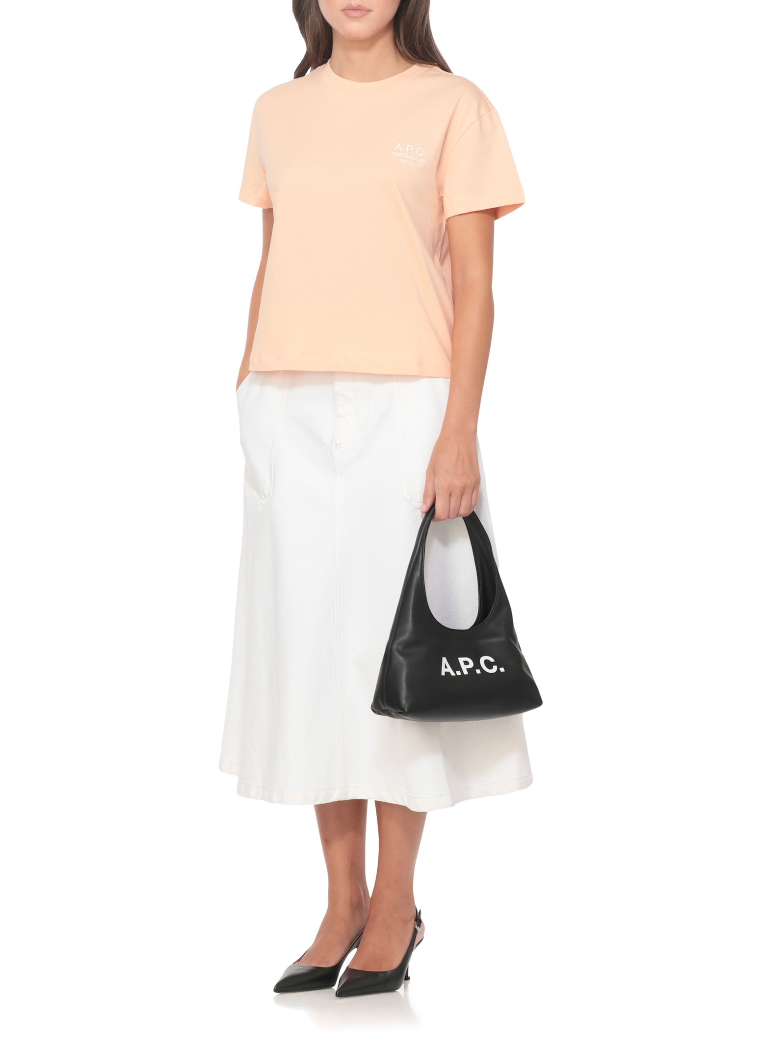 Apc A.p.c. T-shirts And Polos In Pink