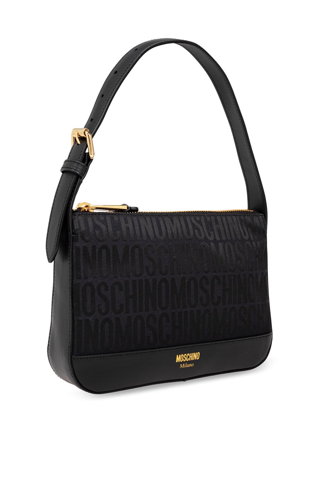 Shop Moschino Monogrammed Shoulder Bag