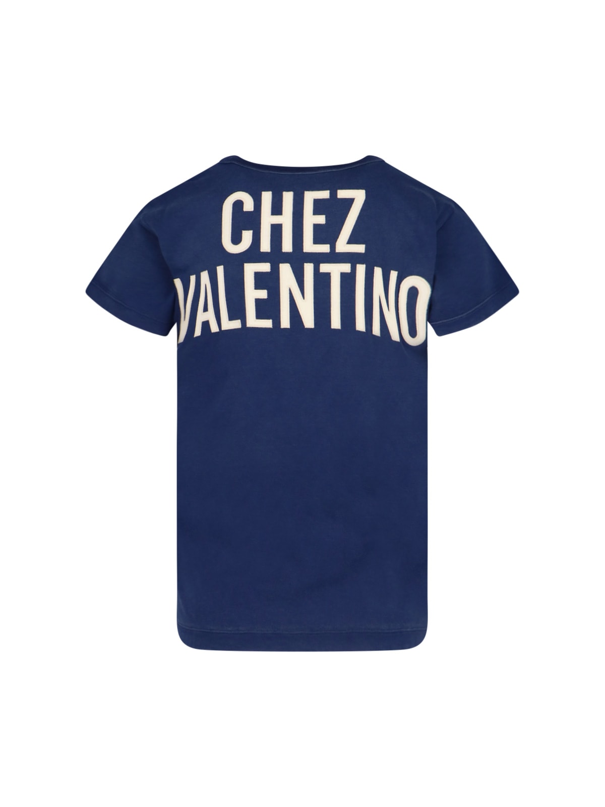 Valentino Garavani  Garavani 'panther Lady' T-shirt In Blue