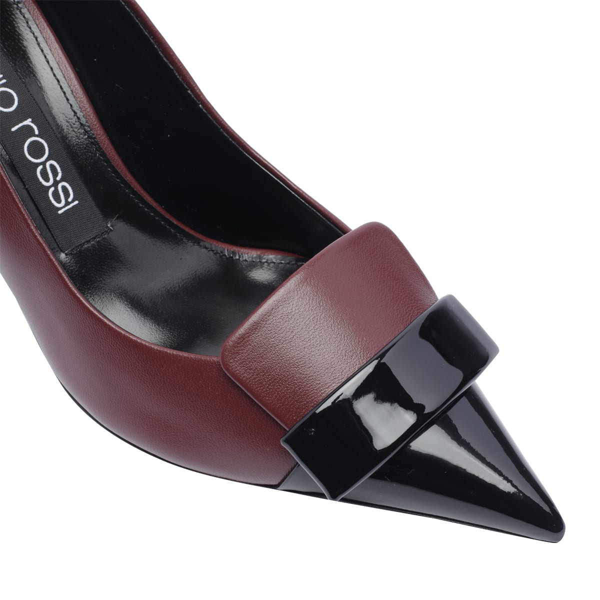 Shop Sergio Rossi Sr1 Pumps In Bordeaux