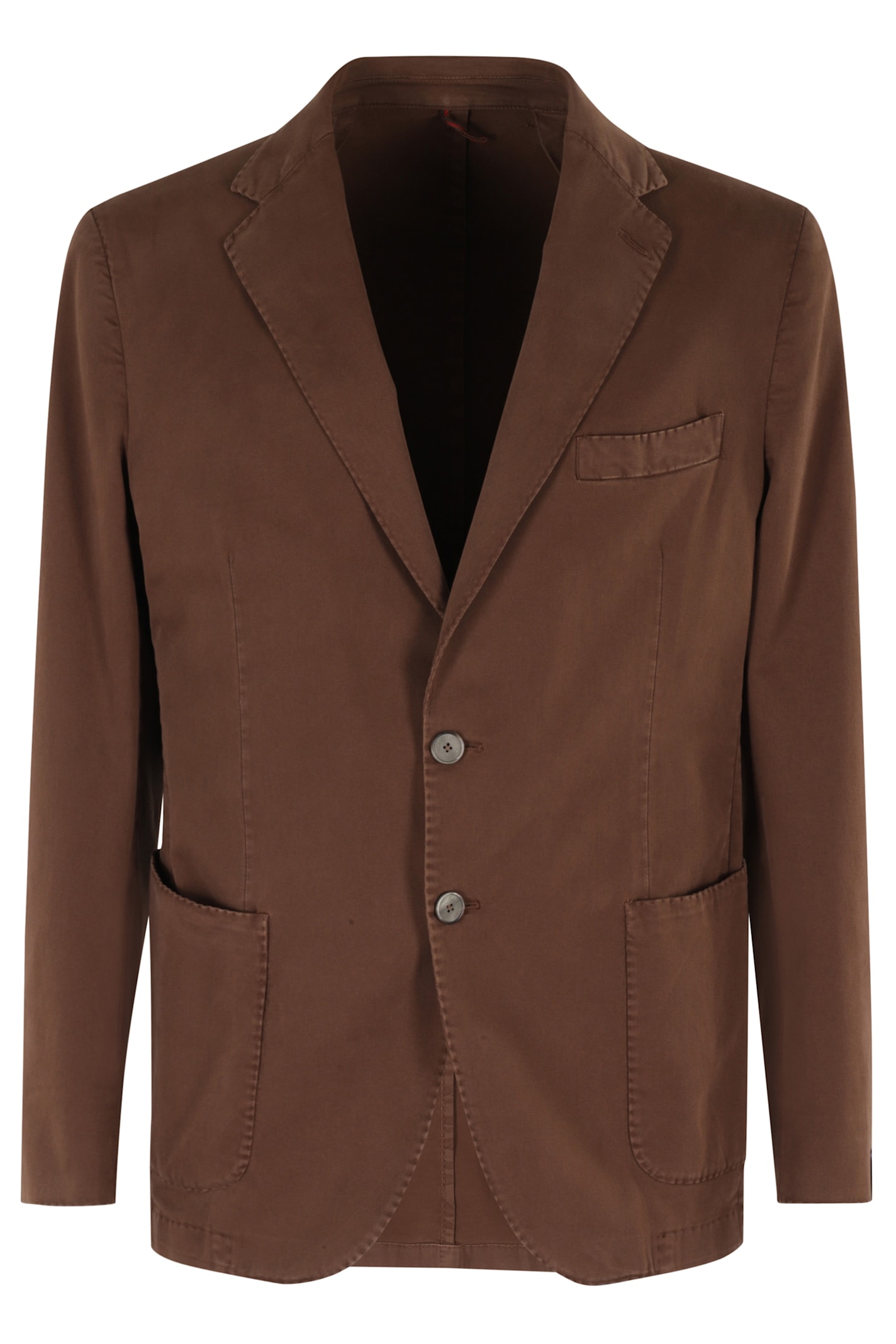 Santaniello Gabardina Soft Touch Con Smeriglio In Brown