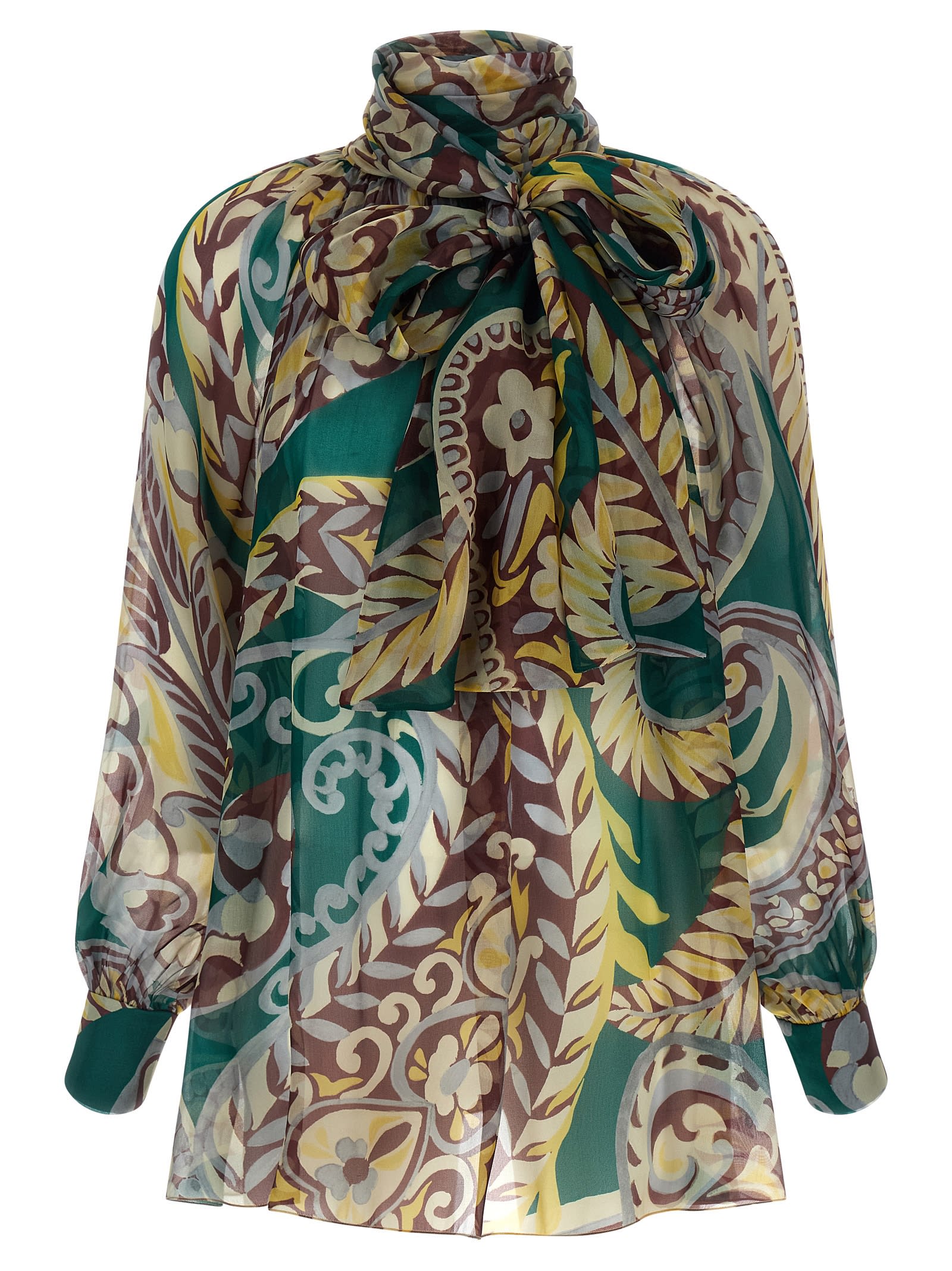 Etro Paisley Print Blouse Shirt And Blouse Multicolor In Multi