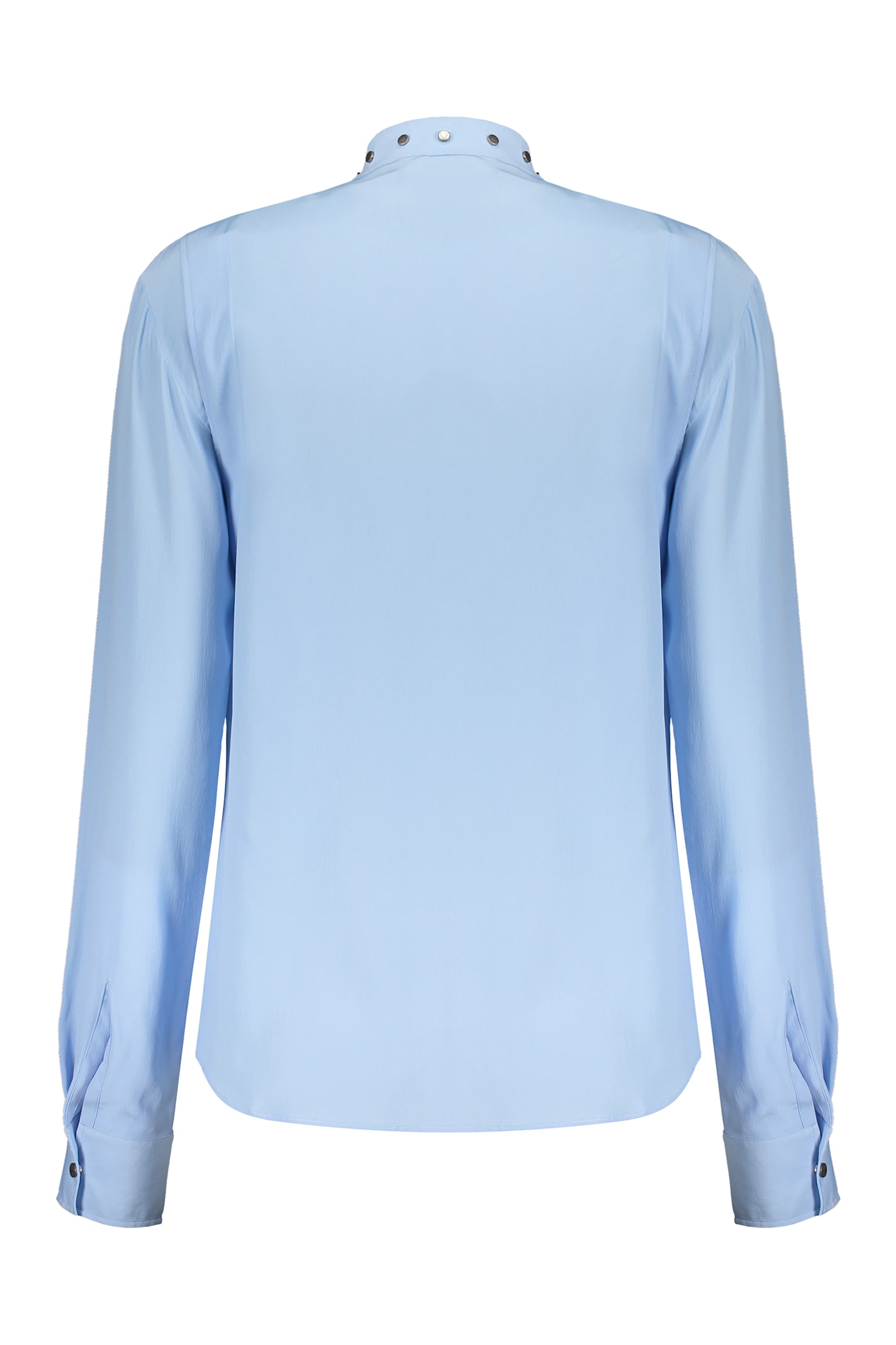 Cedric Charlier Long Sleeve Shirt In Light Blue