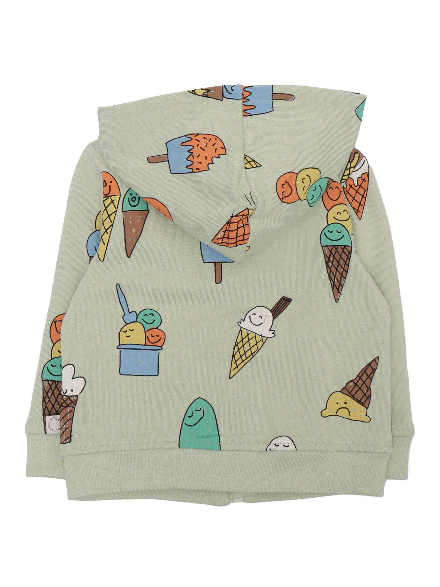 Stella Mccartney Jersey Cardigan In Green