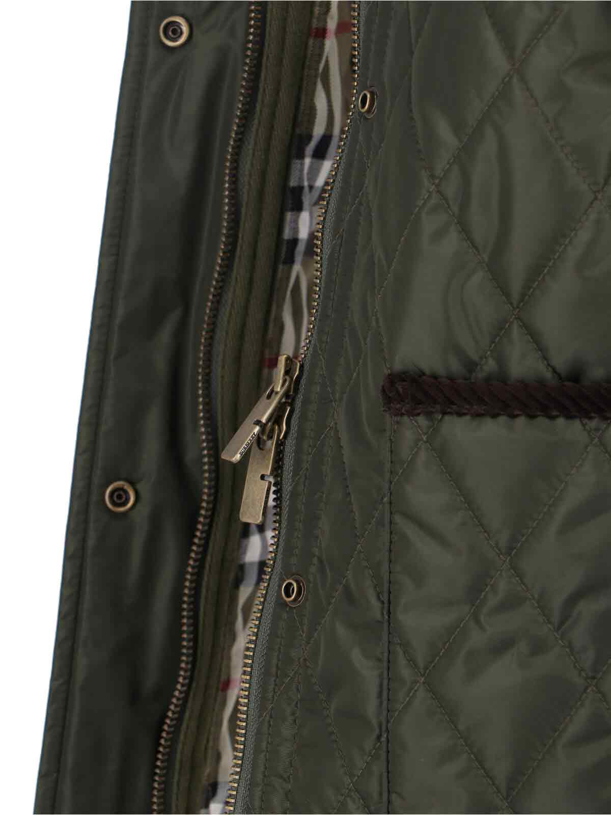 Burberry Quilted Jacket In Multi