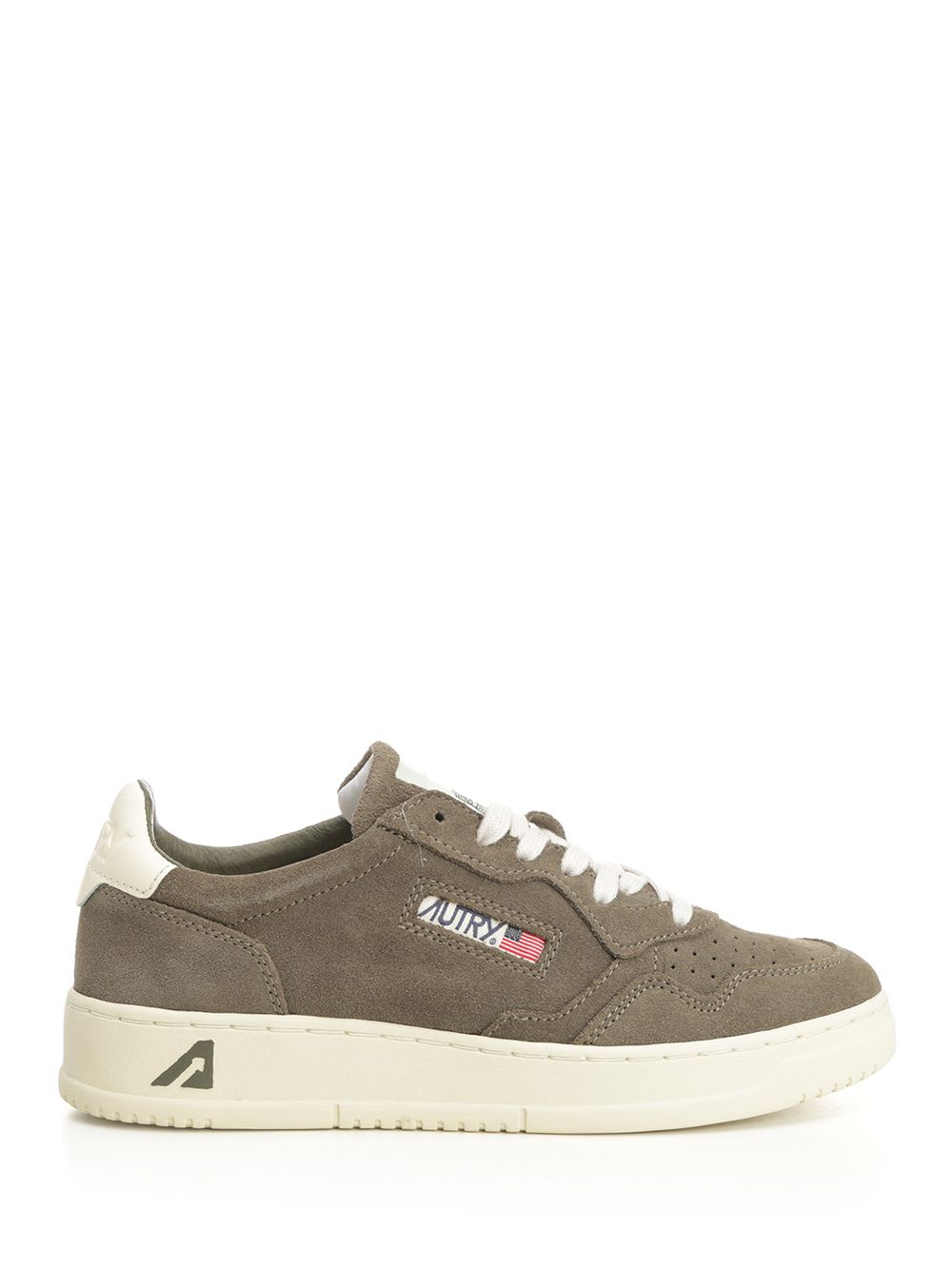 Autry Medalist Low Sneaker In Green