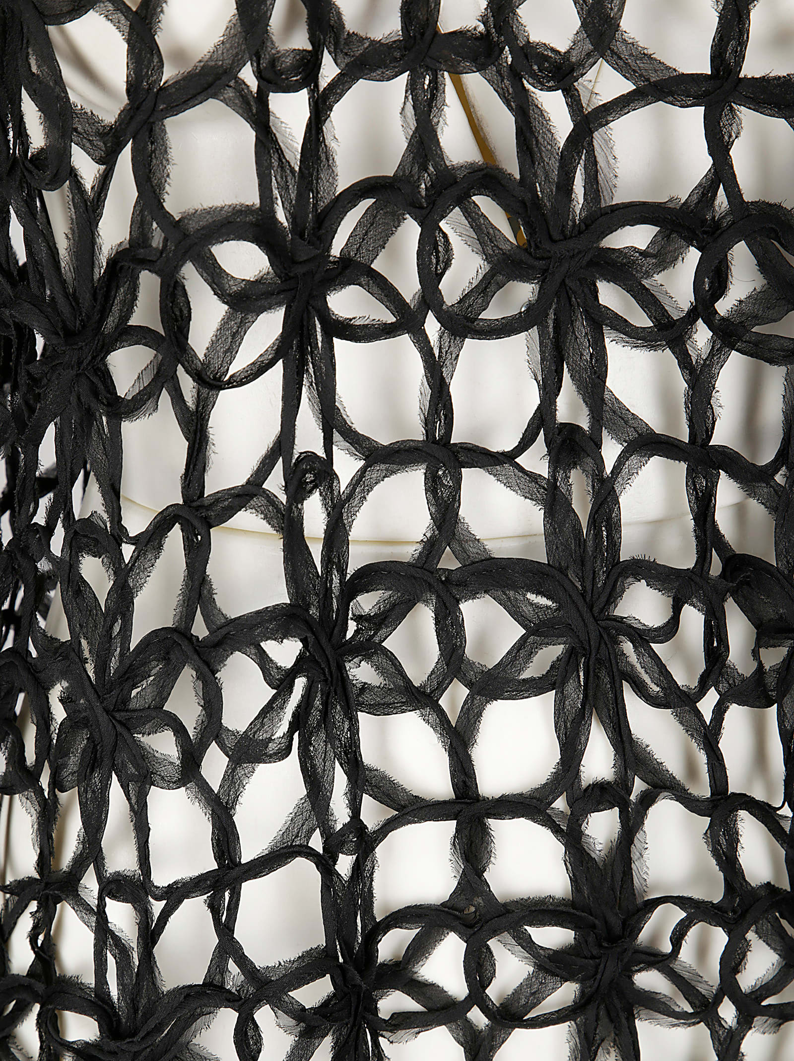 Stefano Mortari Crochet Midi Dress