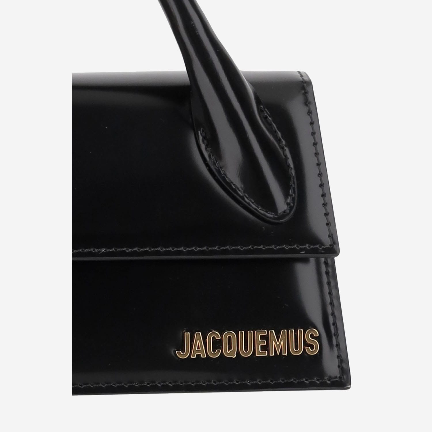 Jacquemus The Chiquito Leather Tote Bag In An Elongated Design In Black