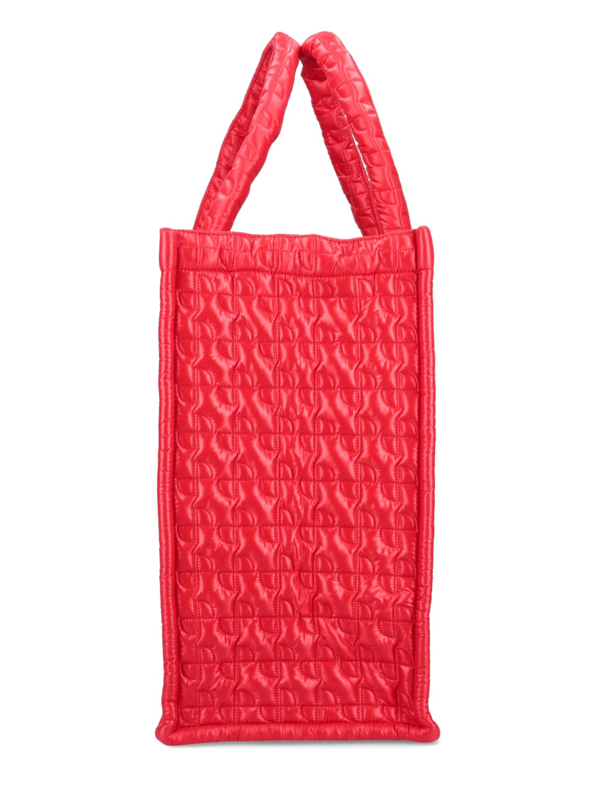 Shop Patou Quilted Tote Bag In Red