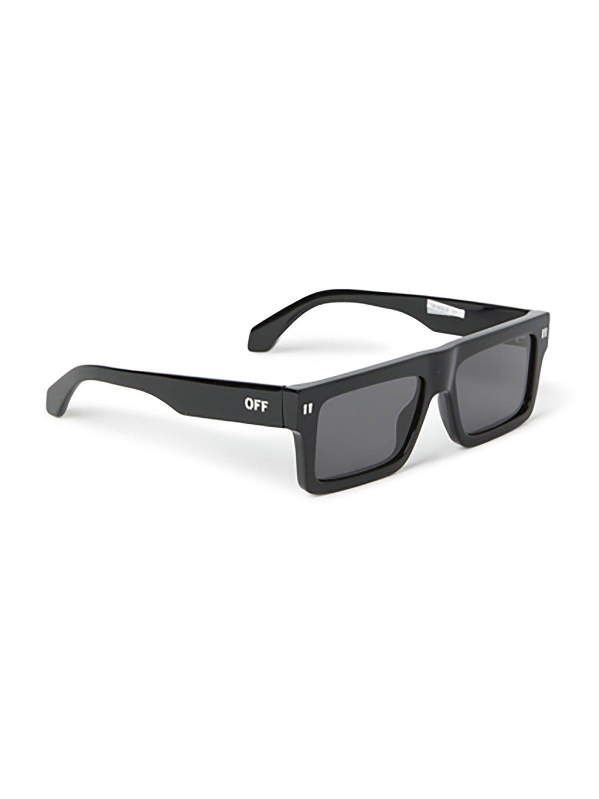 Off-white Rectangular Frame Sunglasses In Black