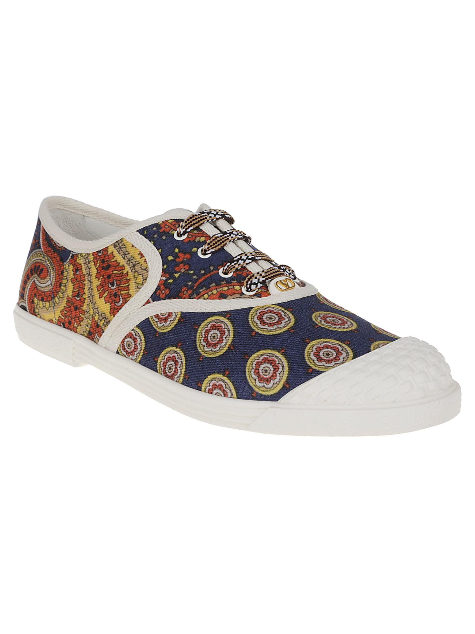 Valentino Bay By Bay Sneakers In Ivory Ivory
