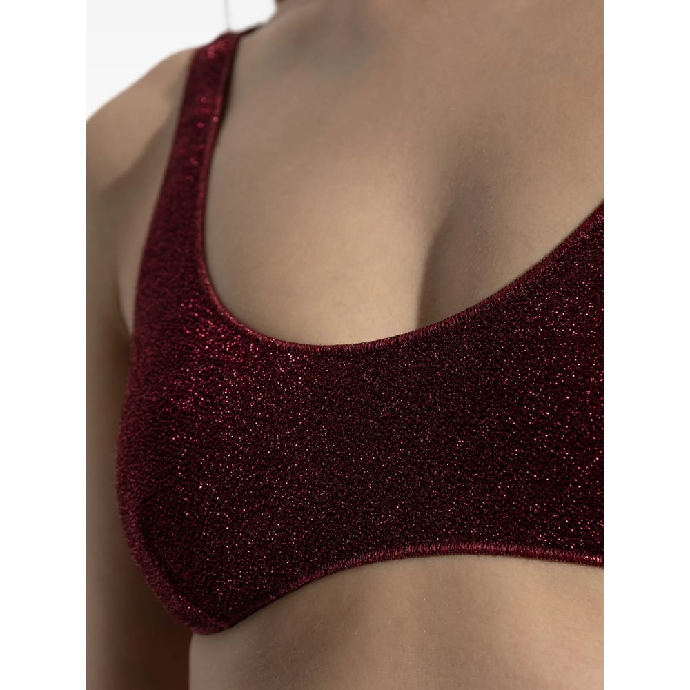 Oseree Two-piece Swimsuit In Burgundy