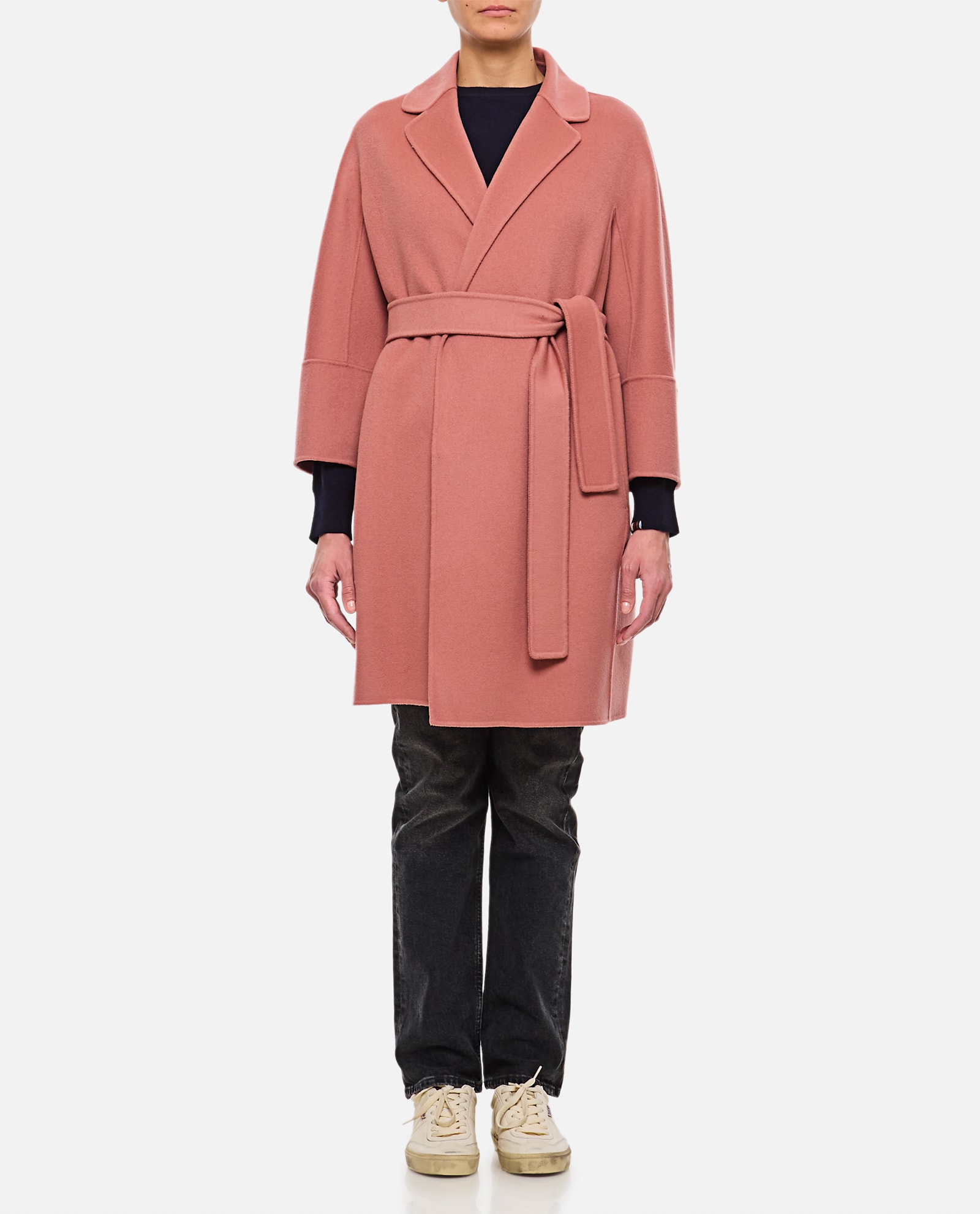 'S Max Mara Arona Short Coat With Belt