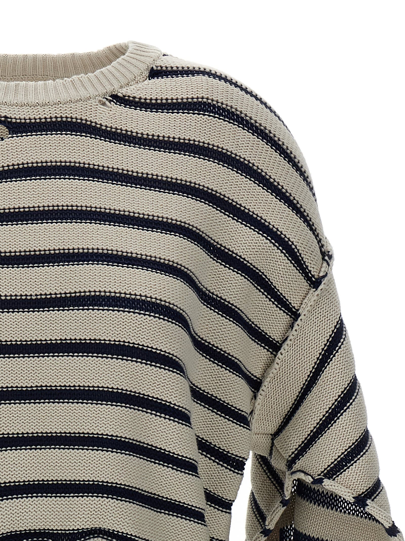MM6 MAISON MARGIELA DISTRESSED SWEATER
