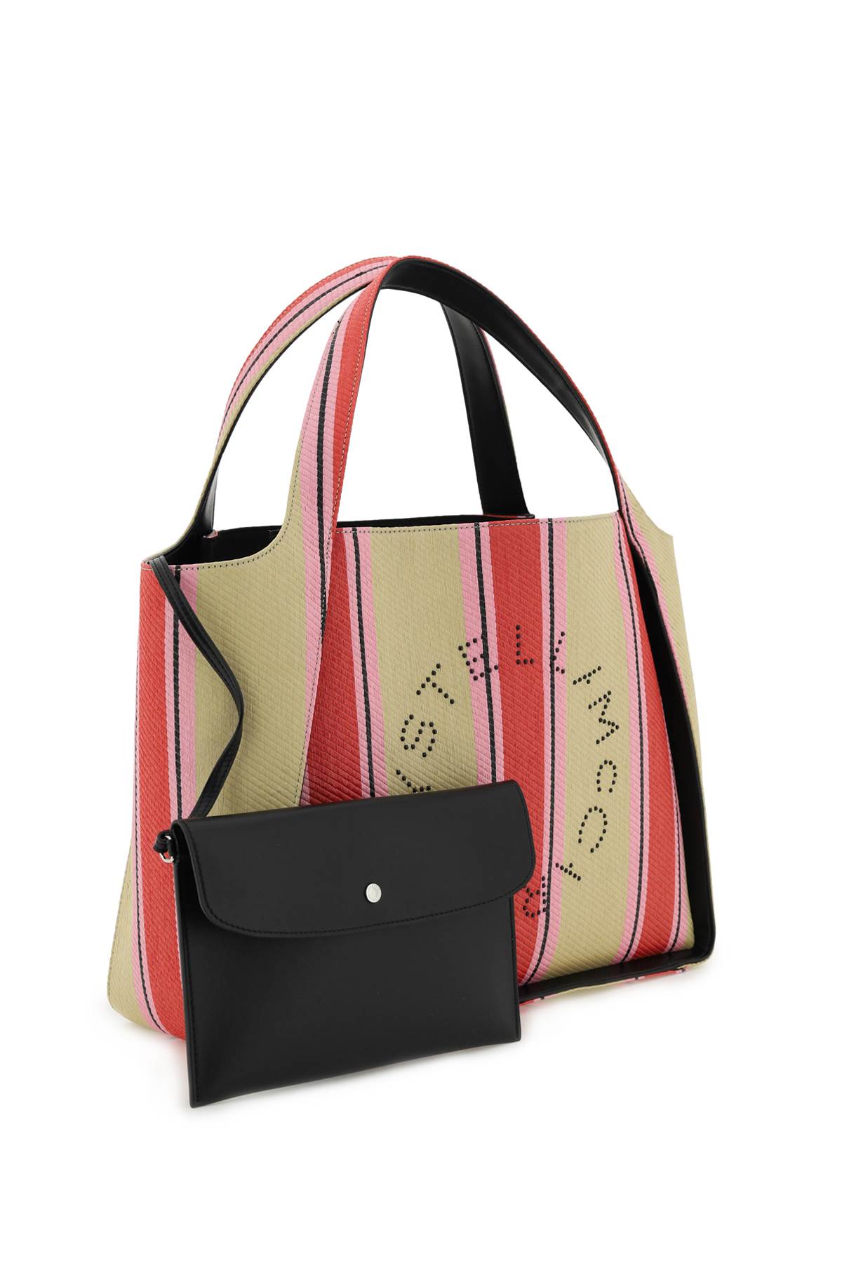 Stella Mccartney Stella Logo Tote Bag In Red (beige)
