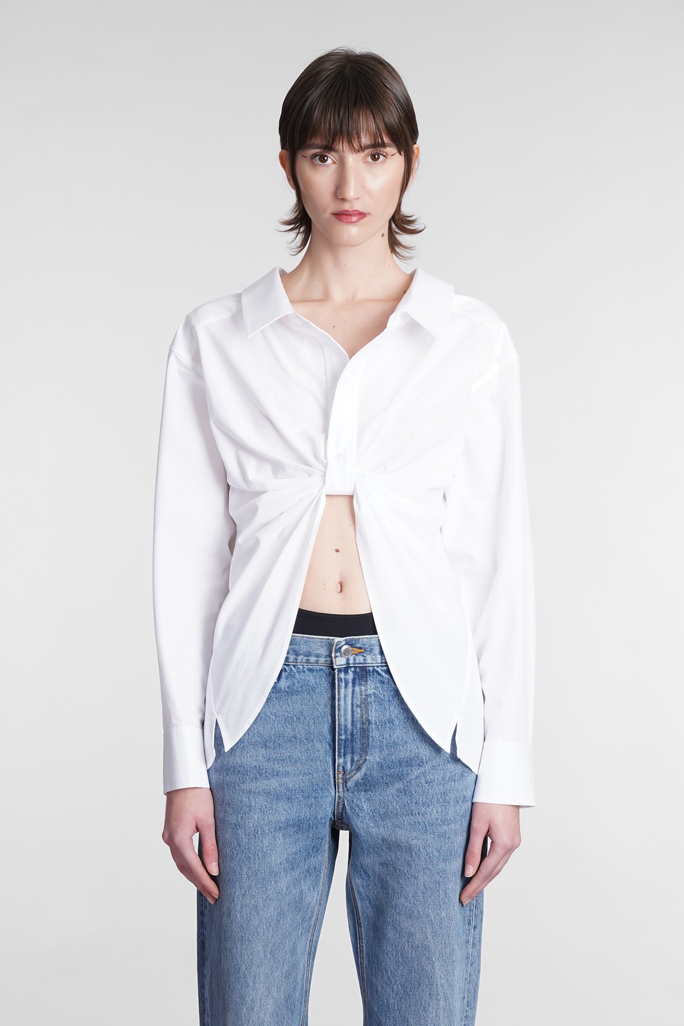 Alexander Wang Shirt In White Silk
