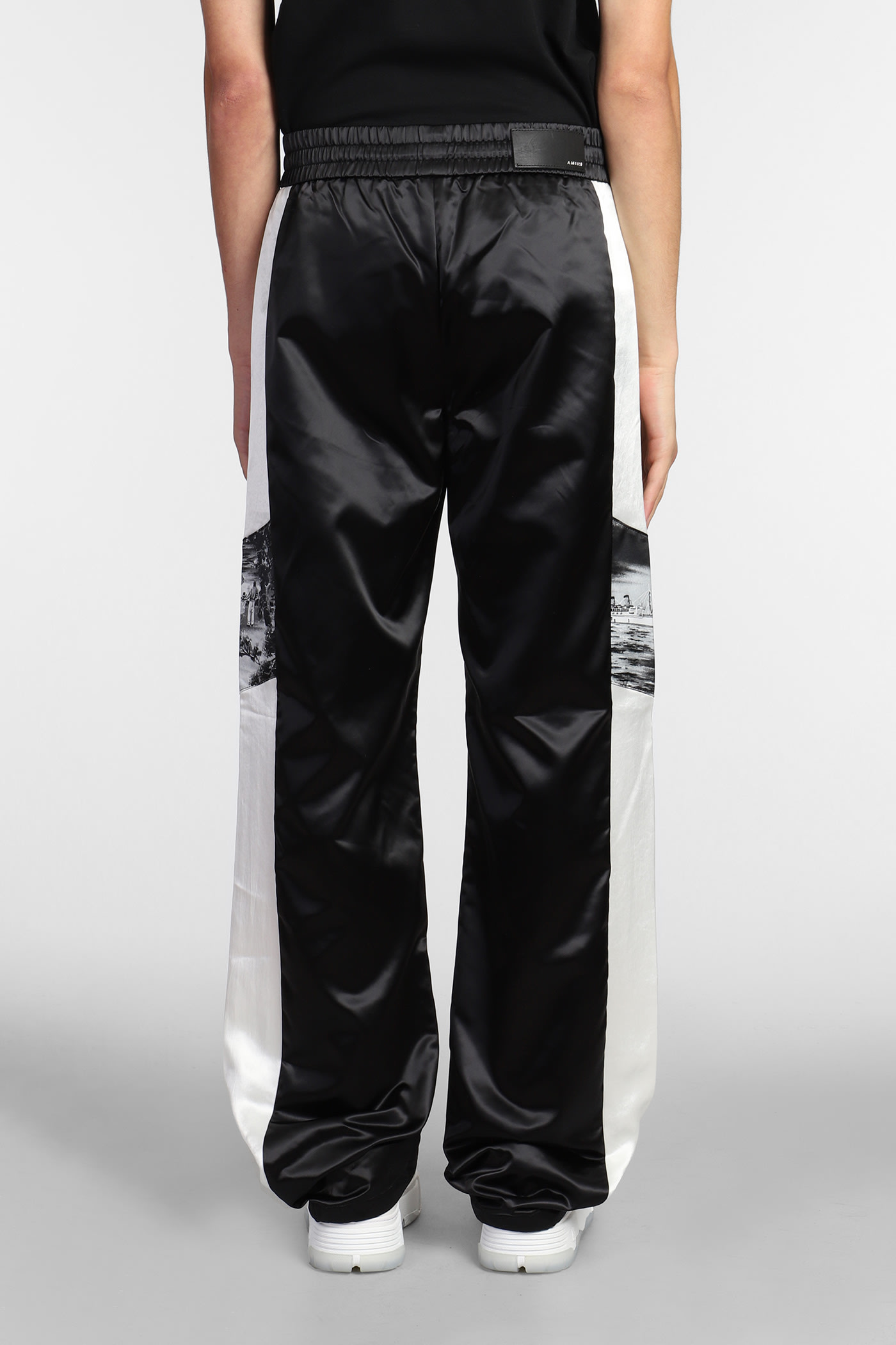 Shop Amiri Pants In Black Nylon