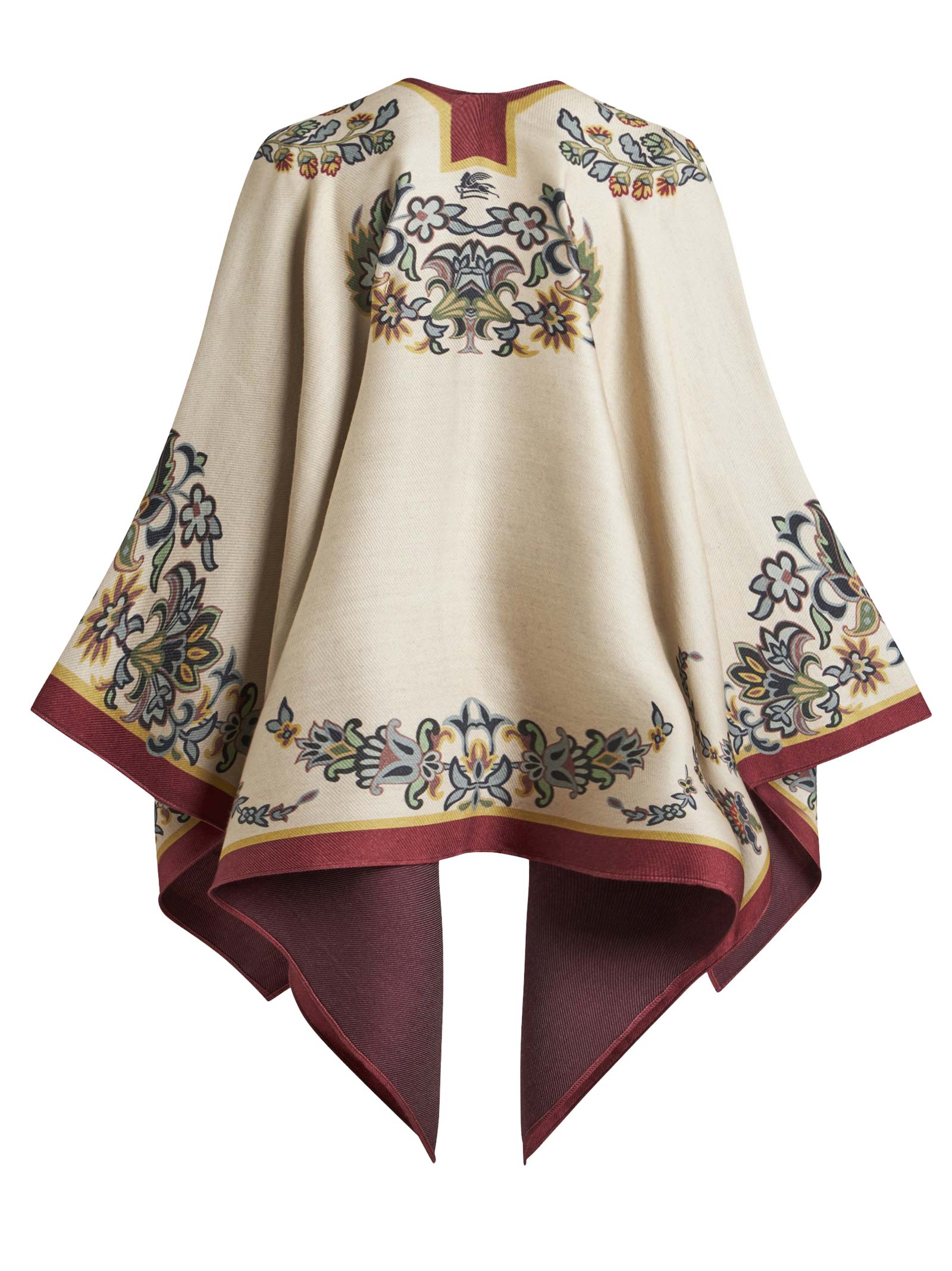 Shop Etro Cape In Beige