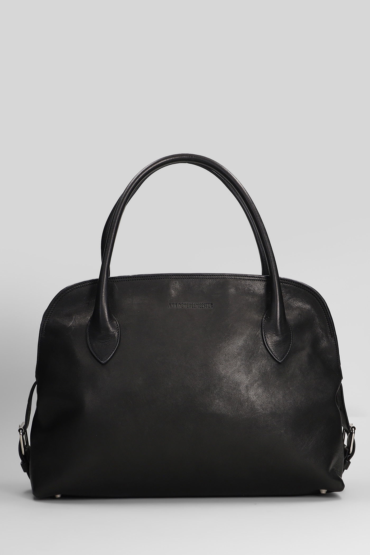 Ann Demeulemeester Josse Tote In Black Leather In Black
