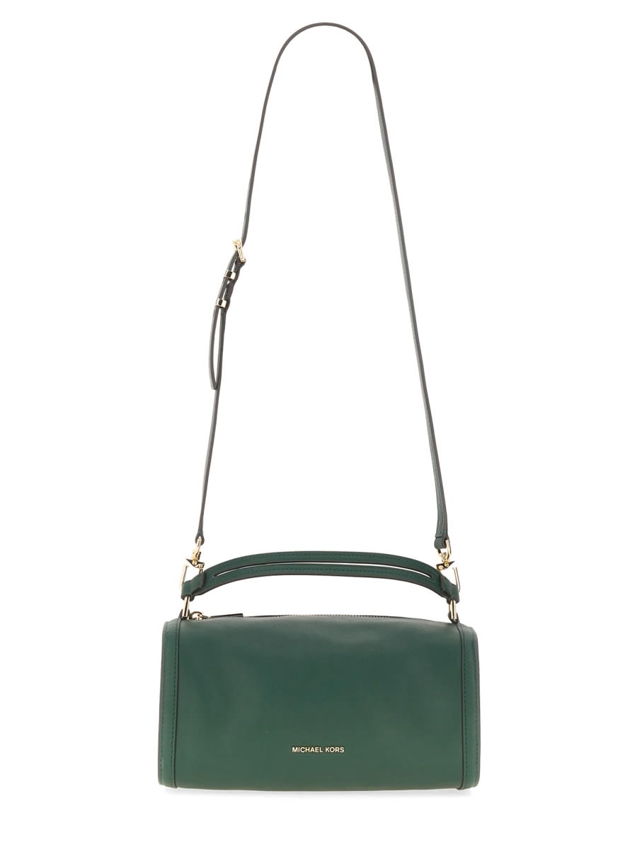 Shop Michael Kors Orchard Bag In Green