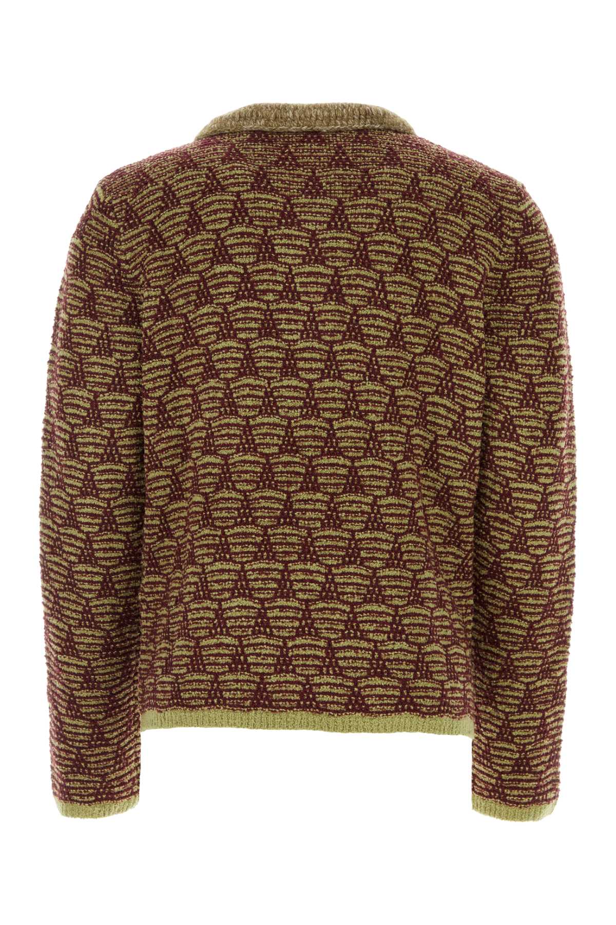 Namacheko Two-tone Wool Blend Sweater In Pistachio