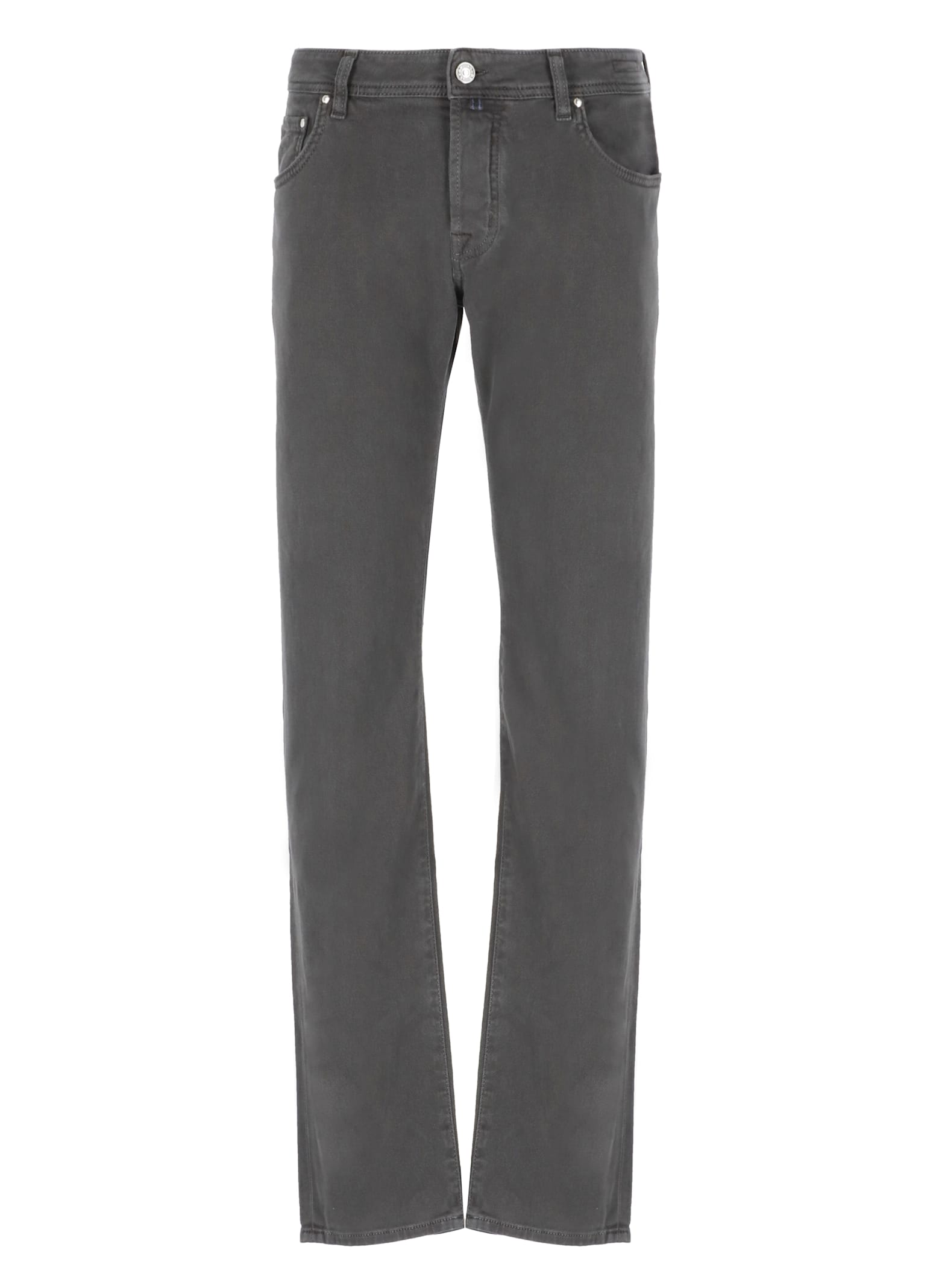 Shop Jacob Cohen Nick Slim Jeans In Grey