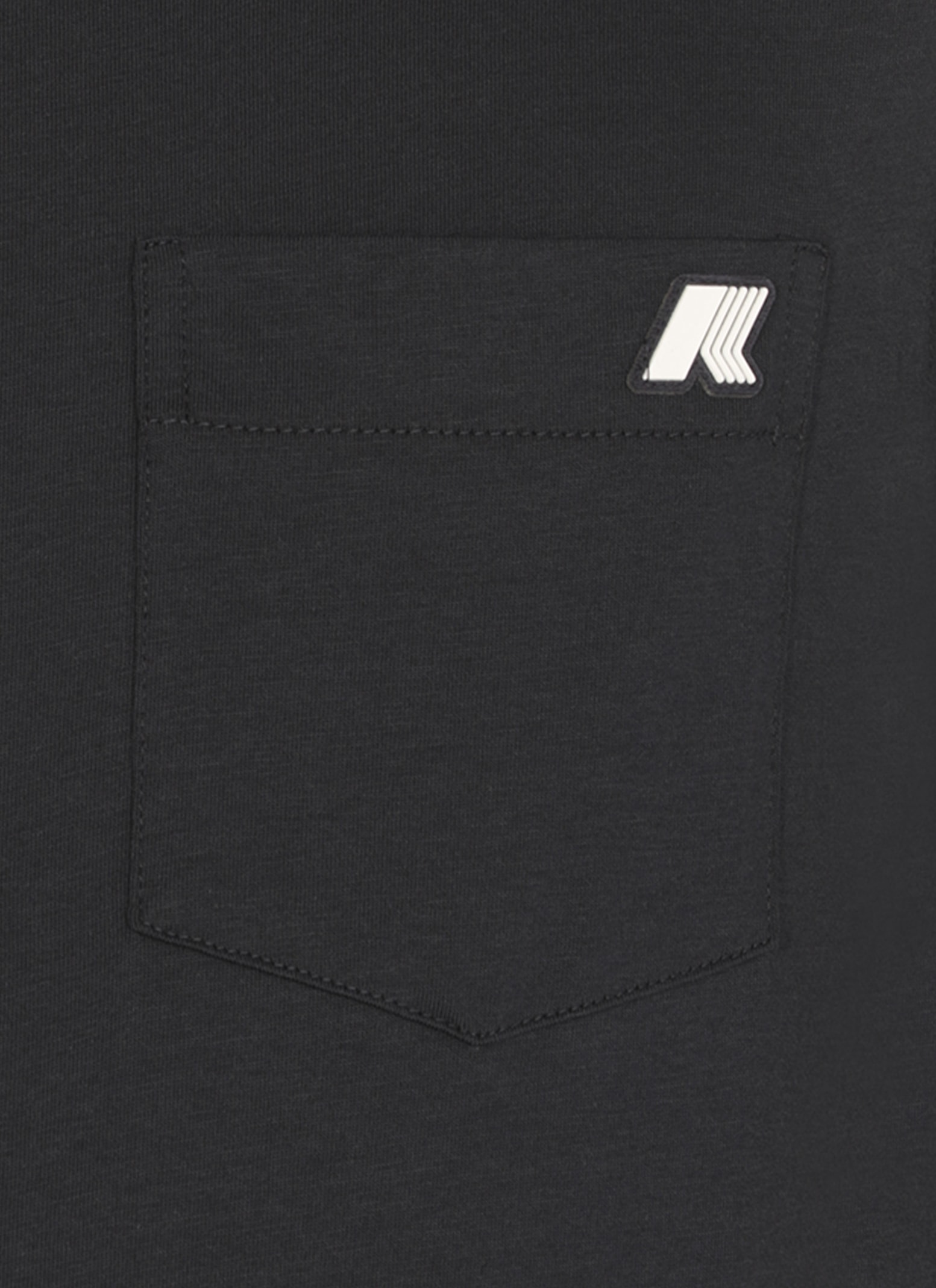 K-way T-shirt With Logo In Technical Fabric In Blue