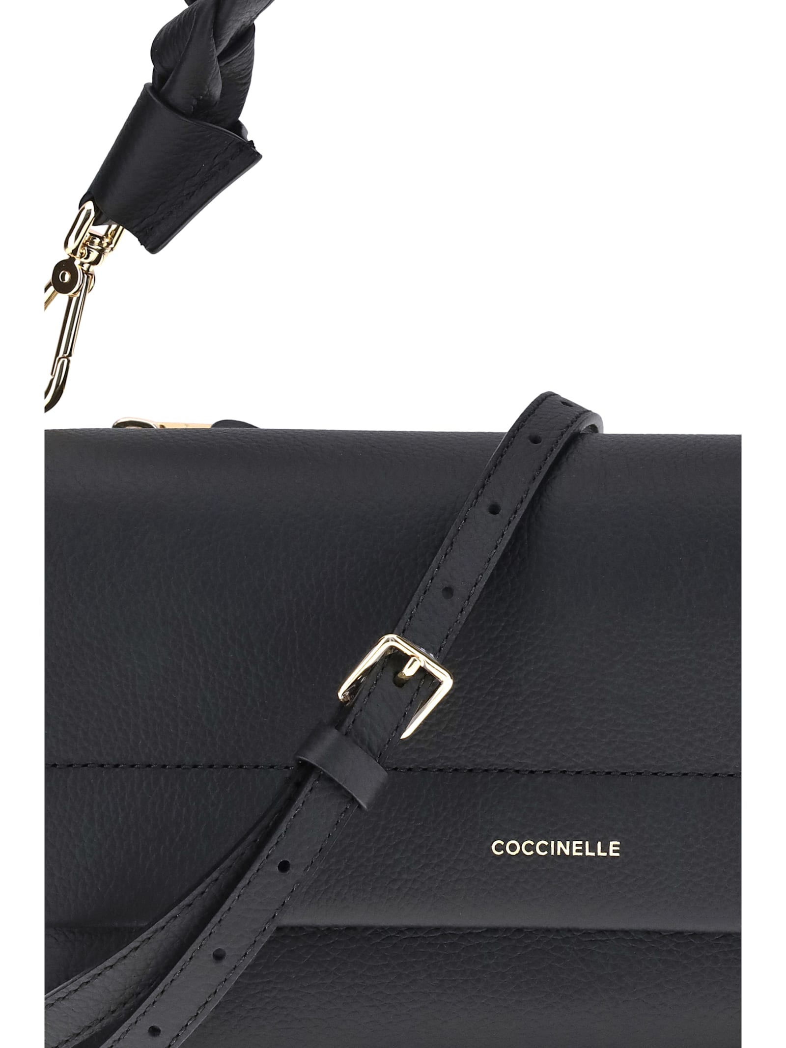 Coccinelle Boheme Shoulder Bag In Black