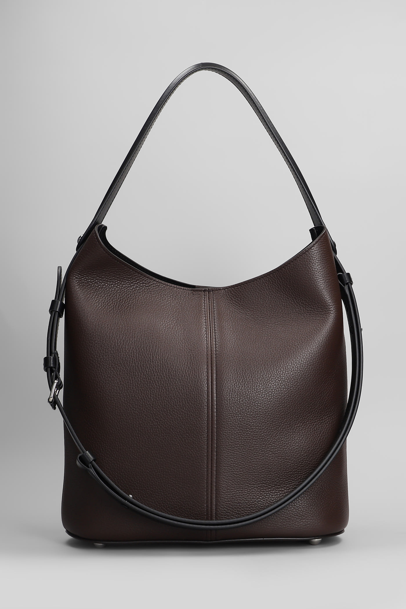 Maison Margiela Dres Sage Hobo Shoulder Bag In Brown Leather