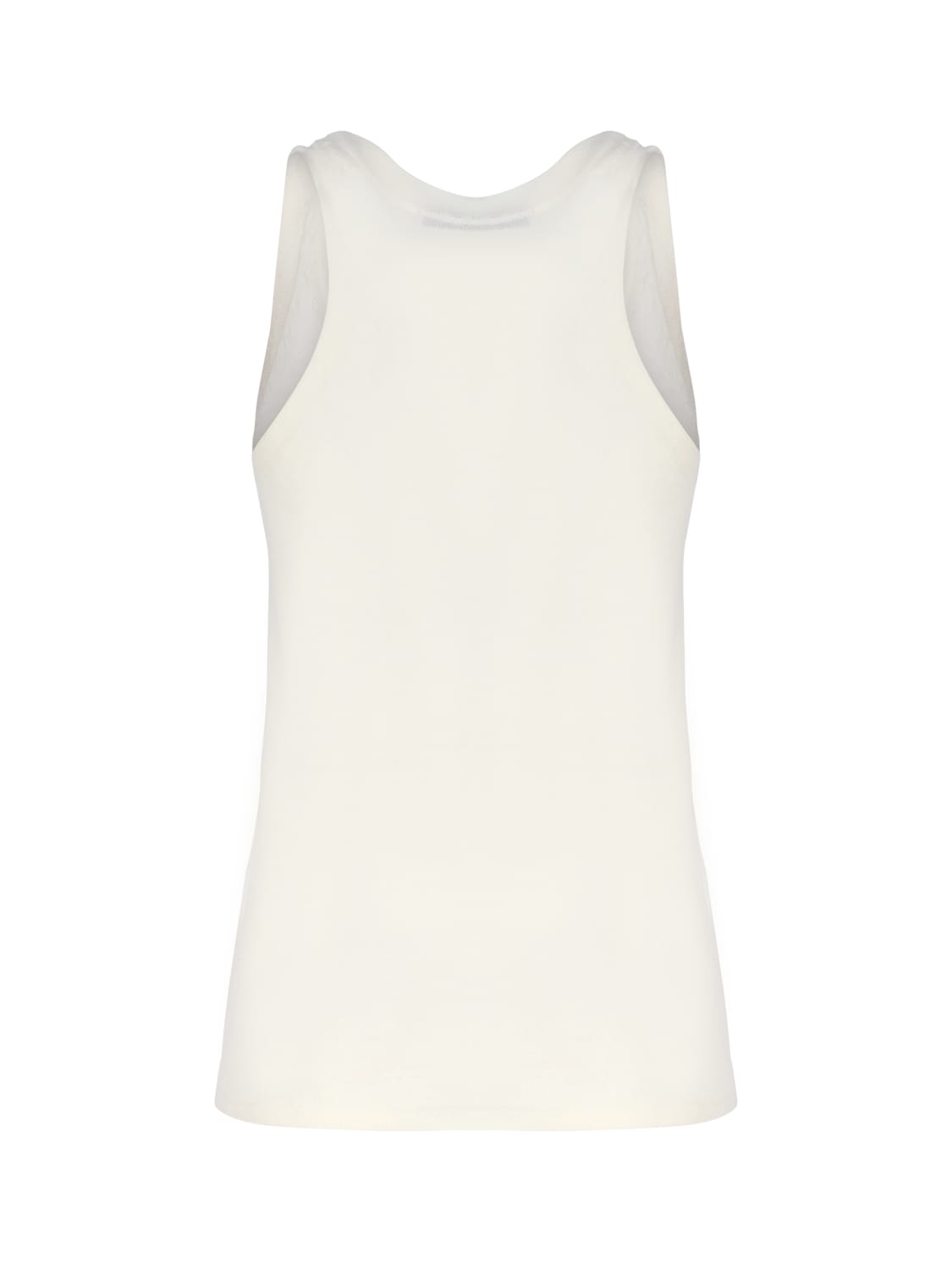 Shop Max Mara Cashmere Fitted Top In White