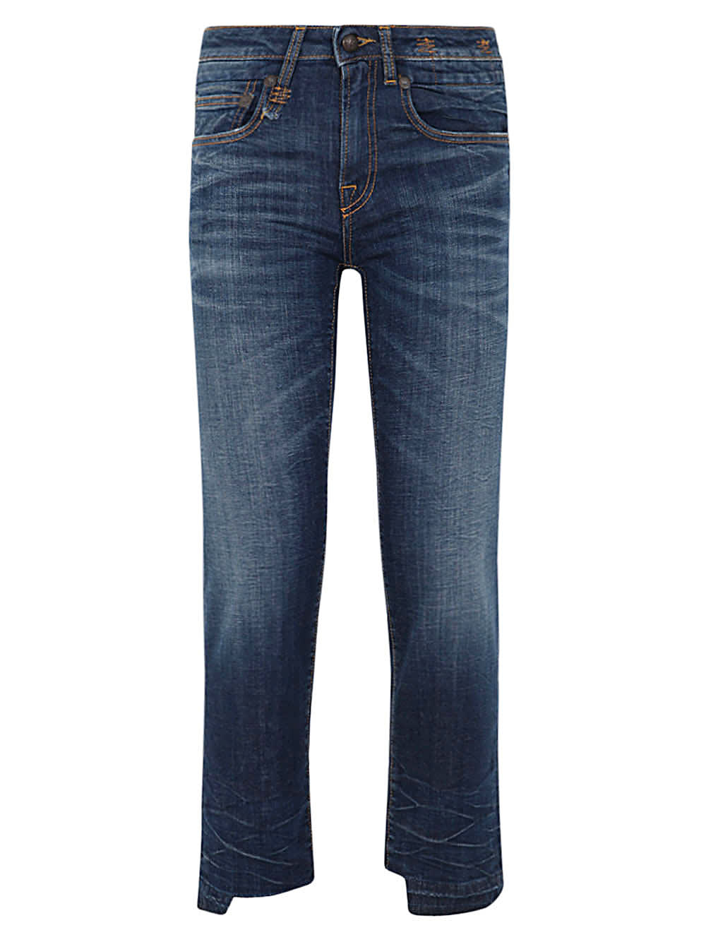 R13 Boy Straight leg Low rise Jeans In C Howell Indigo ModeSens